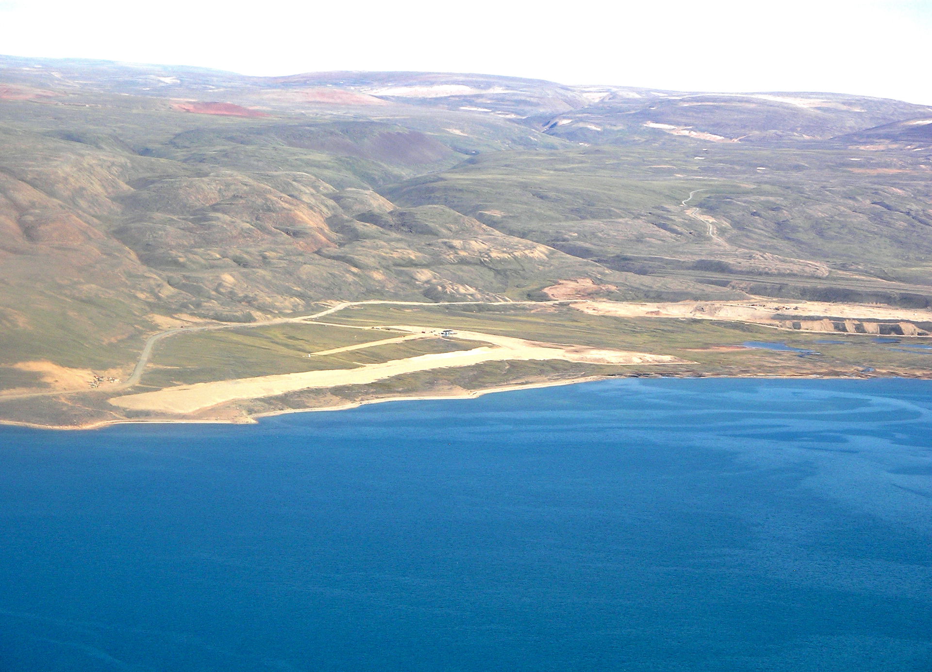 In 2010 a new runway was completed south of the existing runway…
