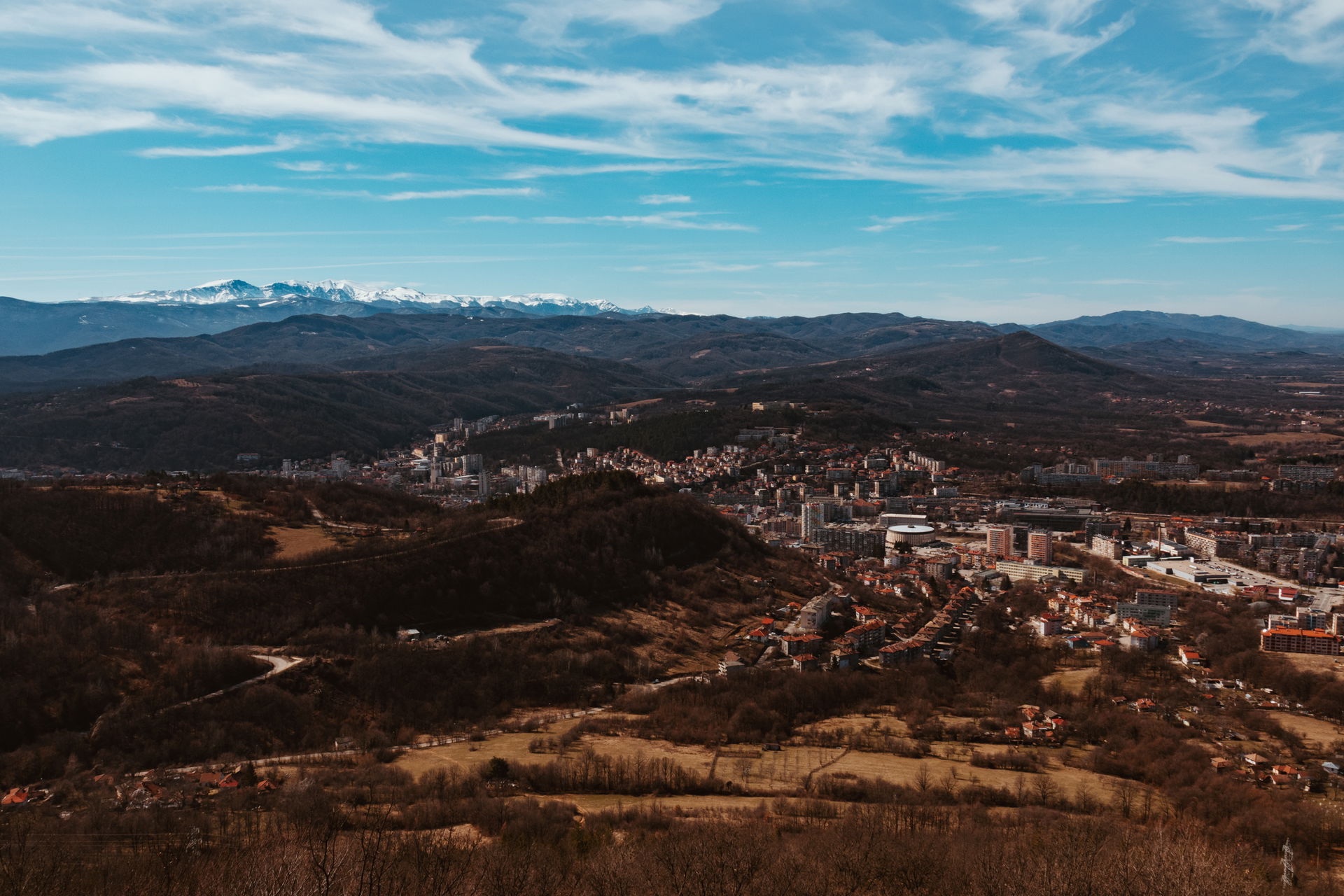 Gabrovo - View from the hill (February 2020)