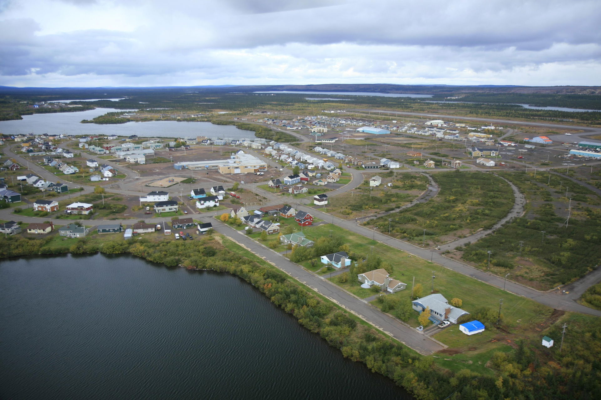 village de Schefferville, Québec, Canada