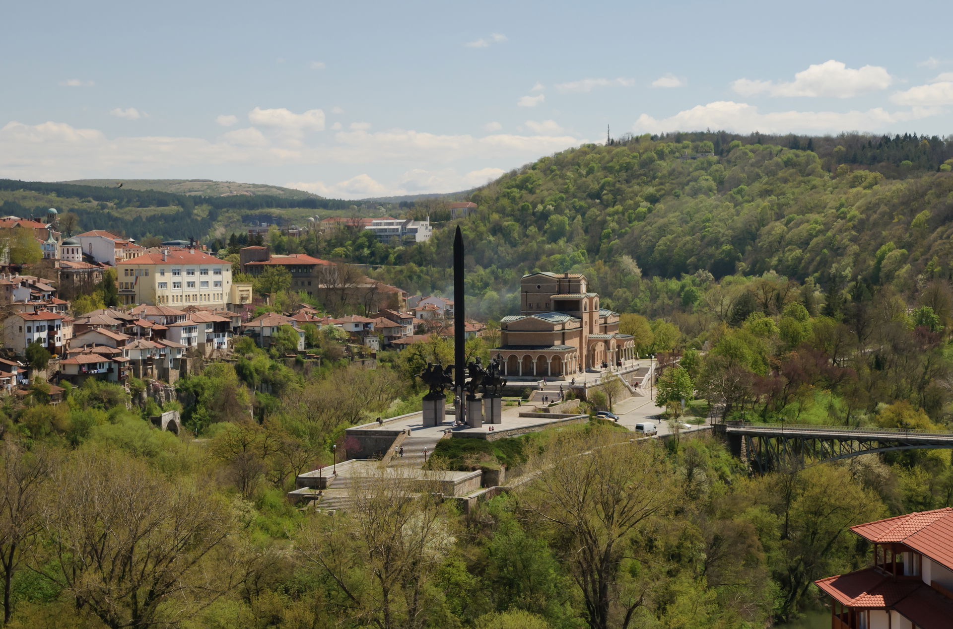 View of Veliko Tarnovo with the Town art gallery and the Monume…