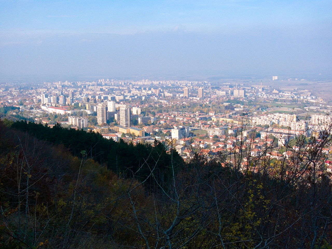 View to Vratsa, Bulgaria
