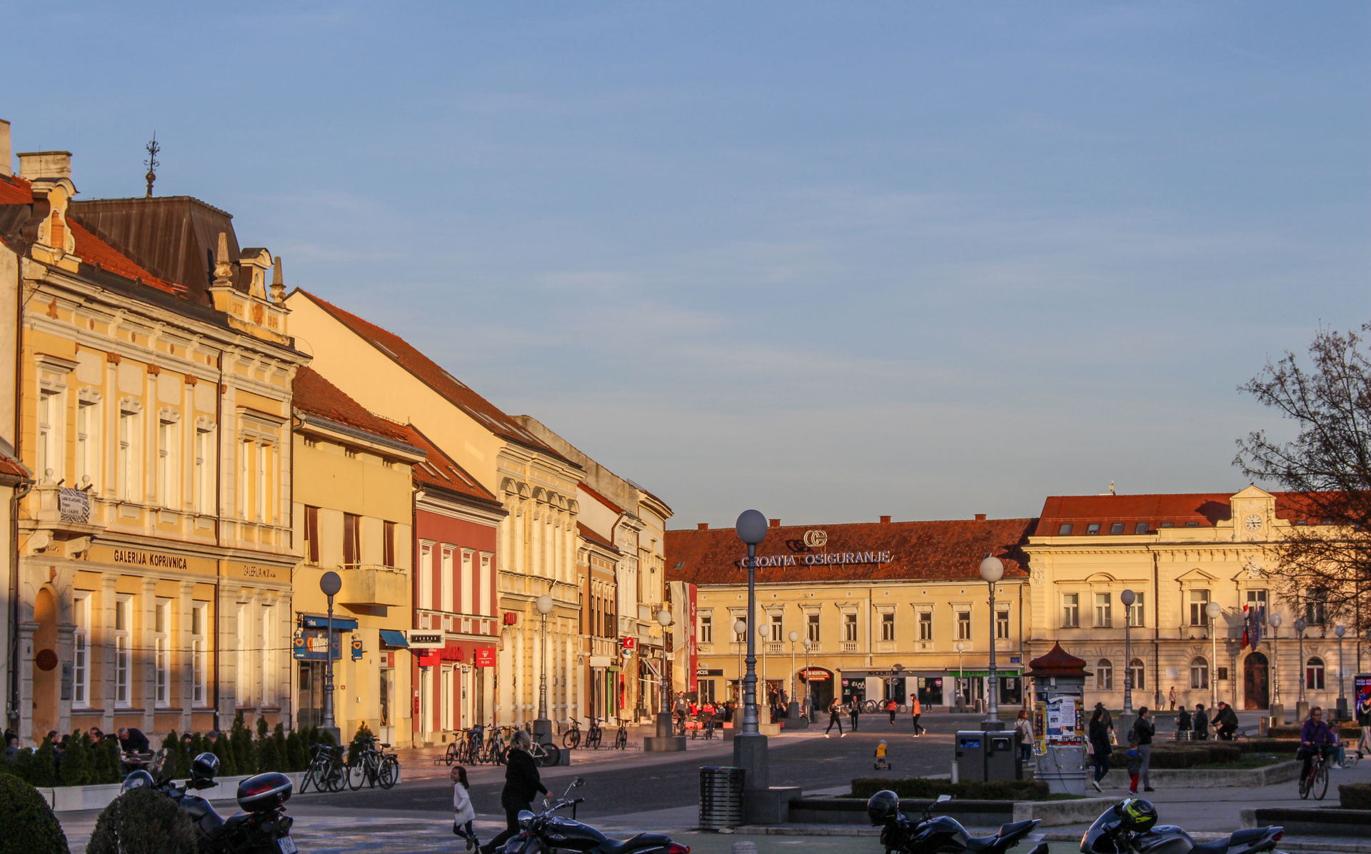 Koprivnica Ban Jelačić and Zrinski squares