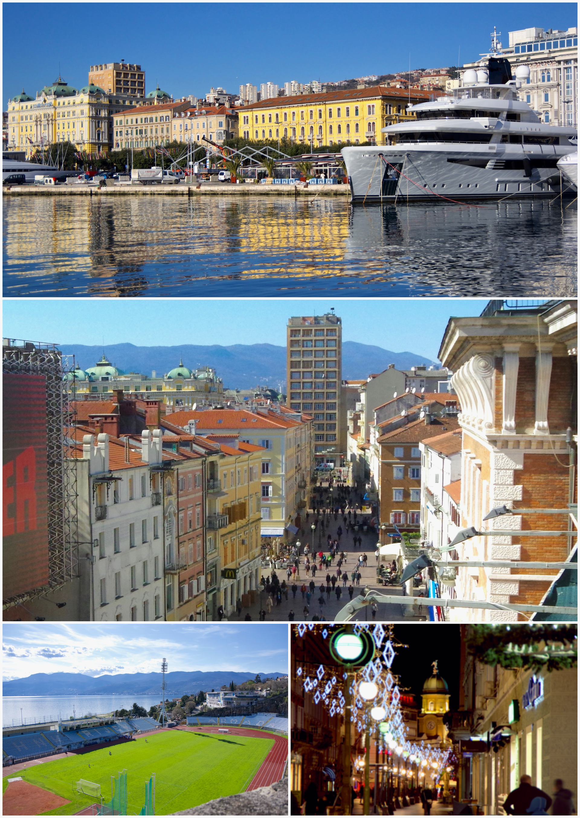 City of Rijeka, Croatia (all photos in collage are my own work)