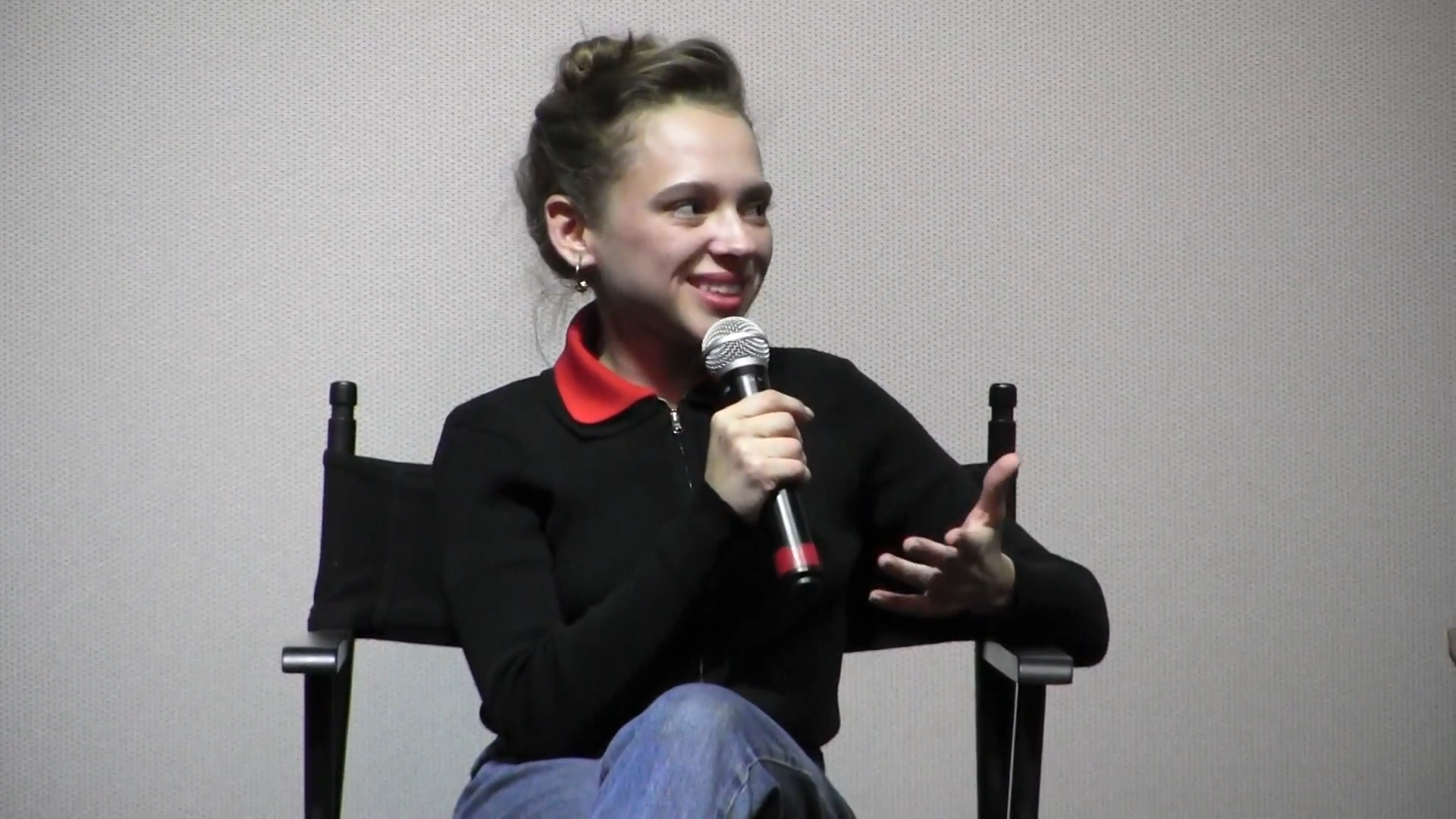 Shira Haas attending Israel Film Festival's post-screening disc…