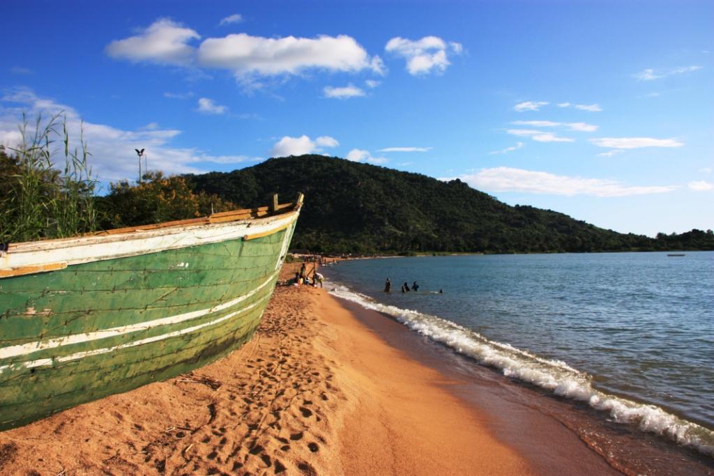 View of Lake Nyasa shore at Mbamba Bay Tanzania 2012