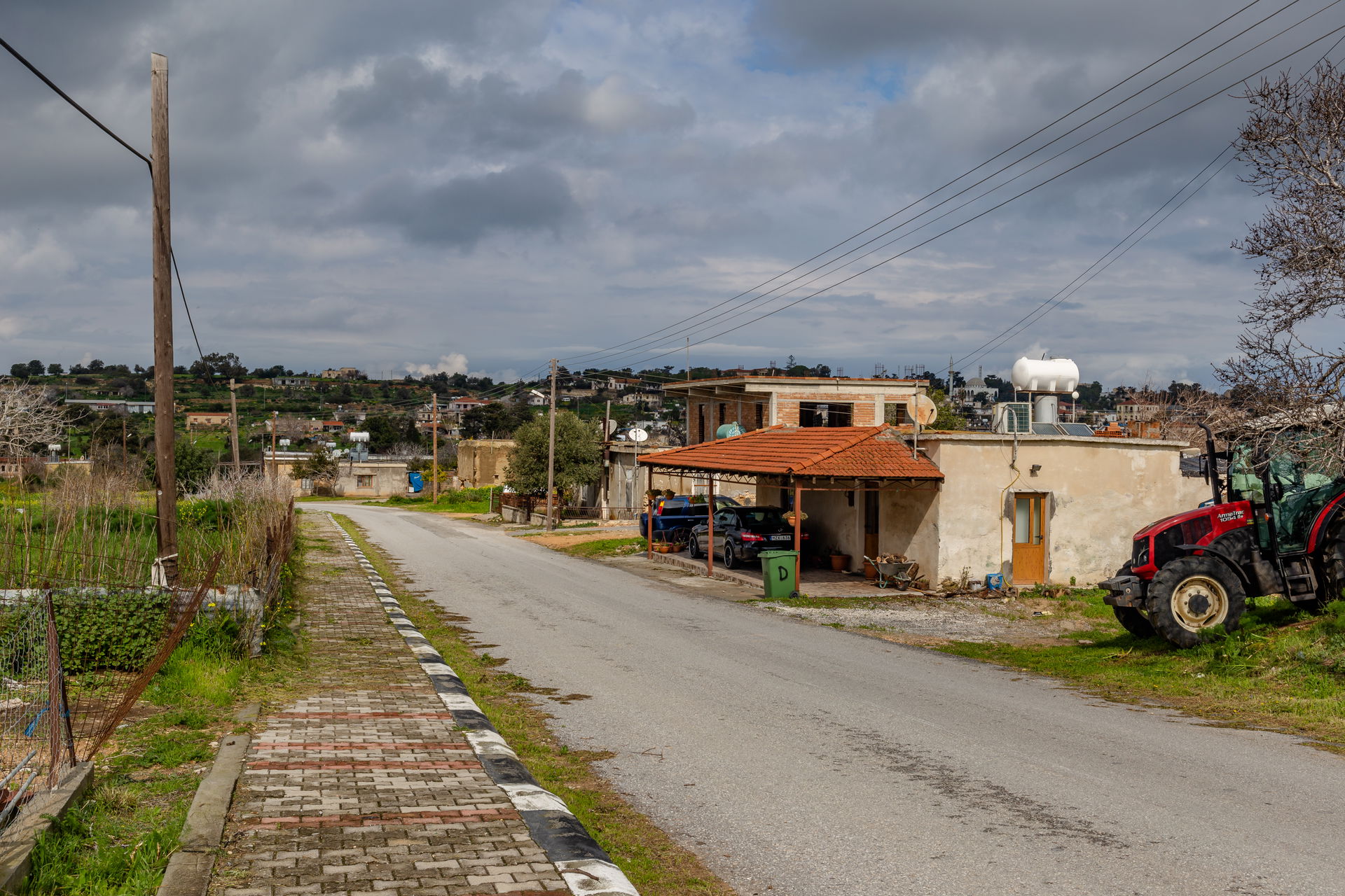 A street in Dipkarpaz, Northern Cyprus