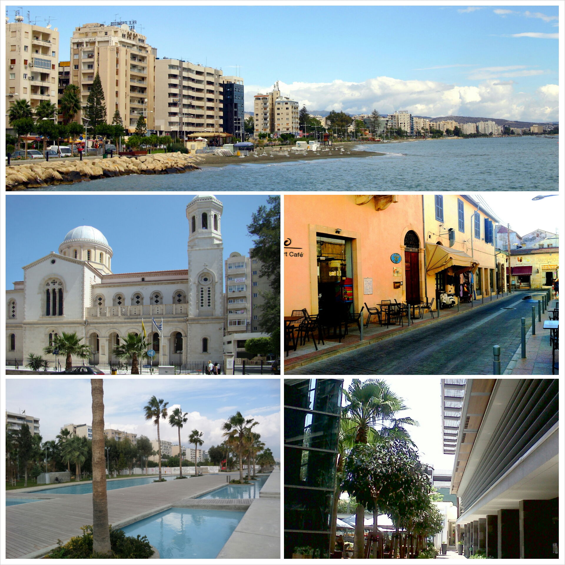 Photo montage of Limassol, Cyprus