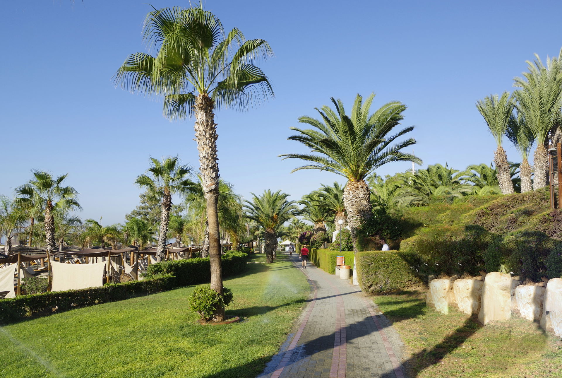 Cyprus, Limassol, beach promenade