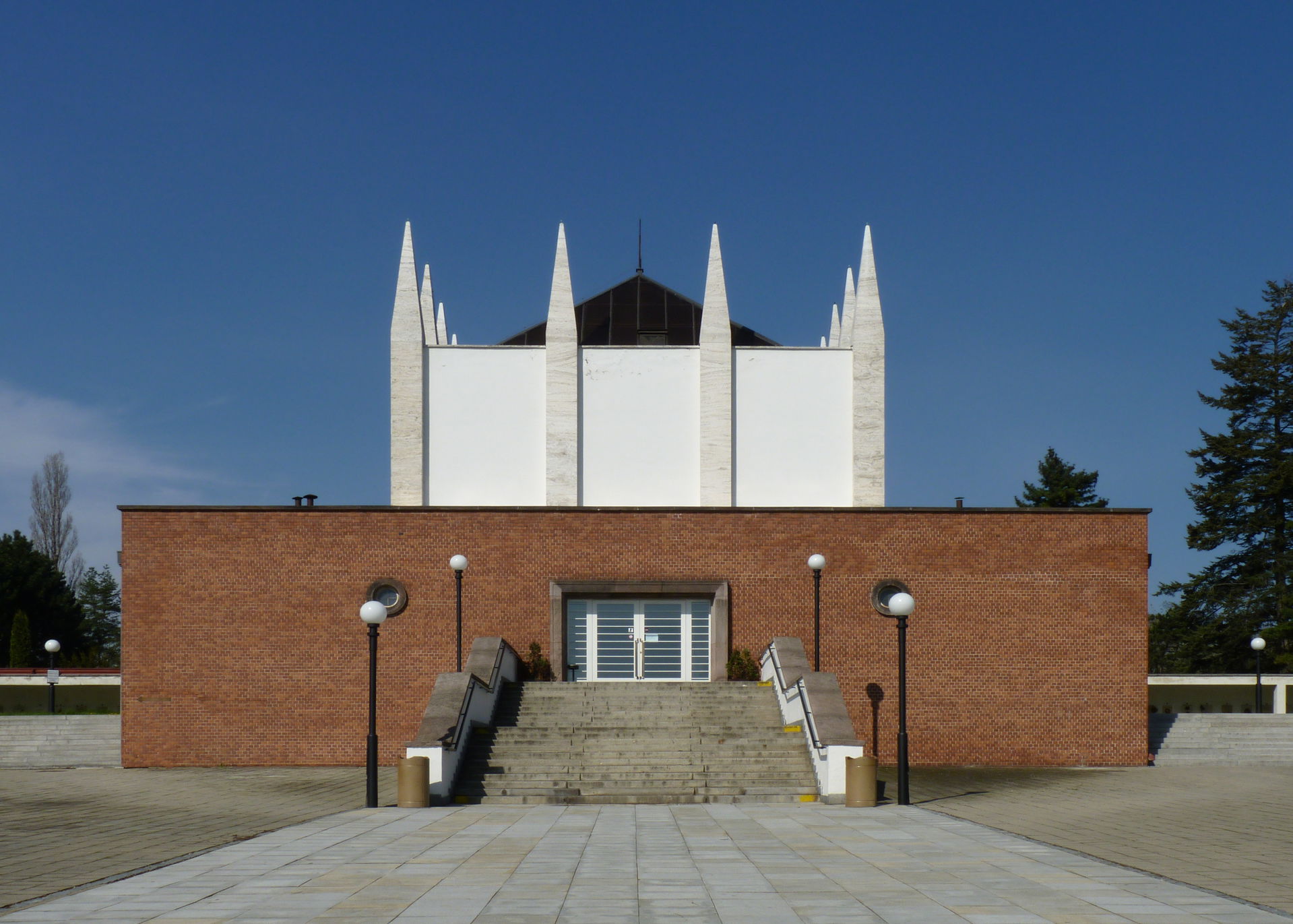 Crematorium in Brno, South Moravian Region, Czech Republic