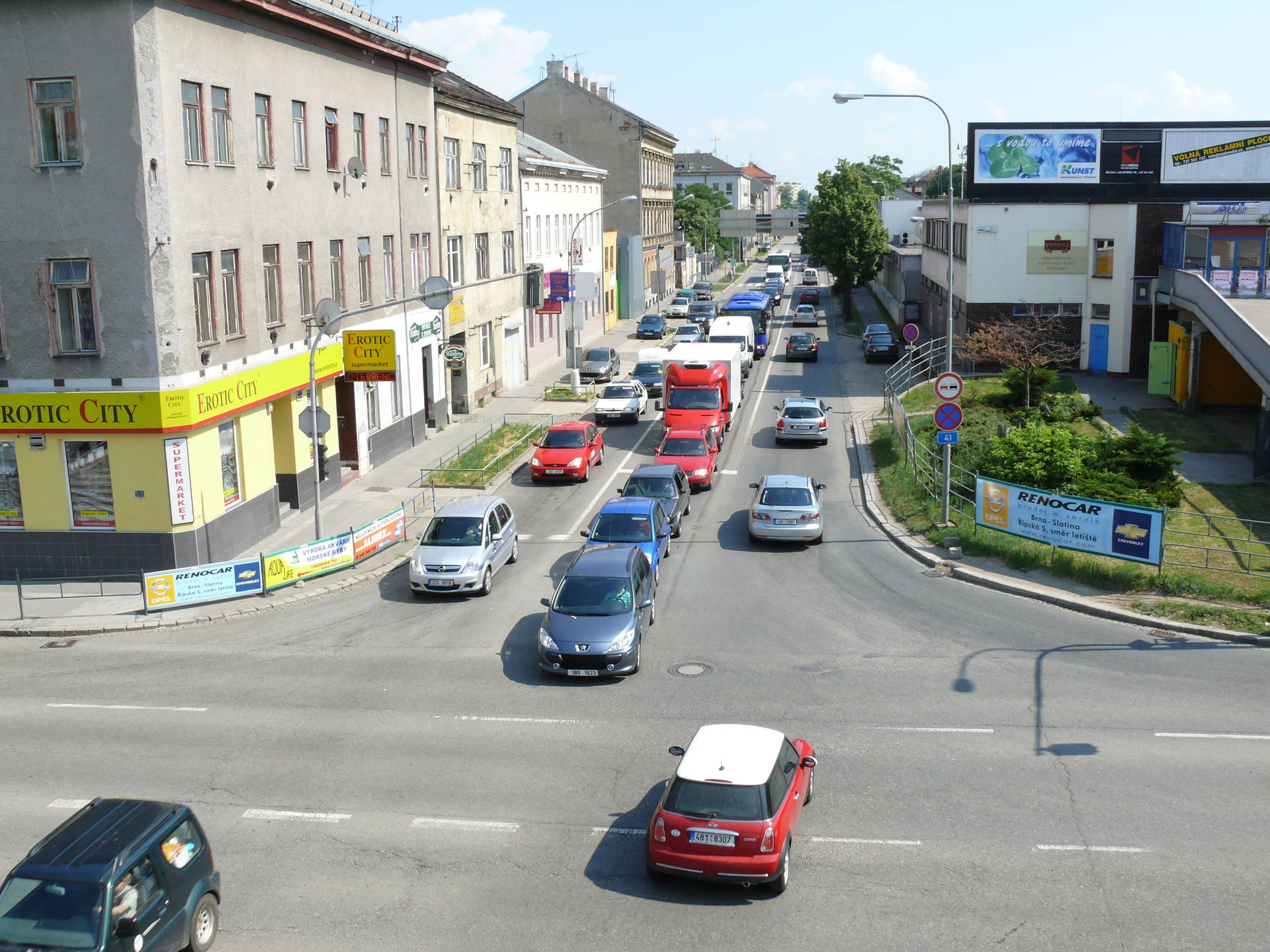 Plotní street in Brno, South Moravian Region, the Czech Republi…