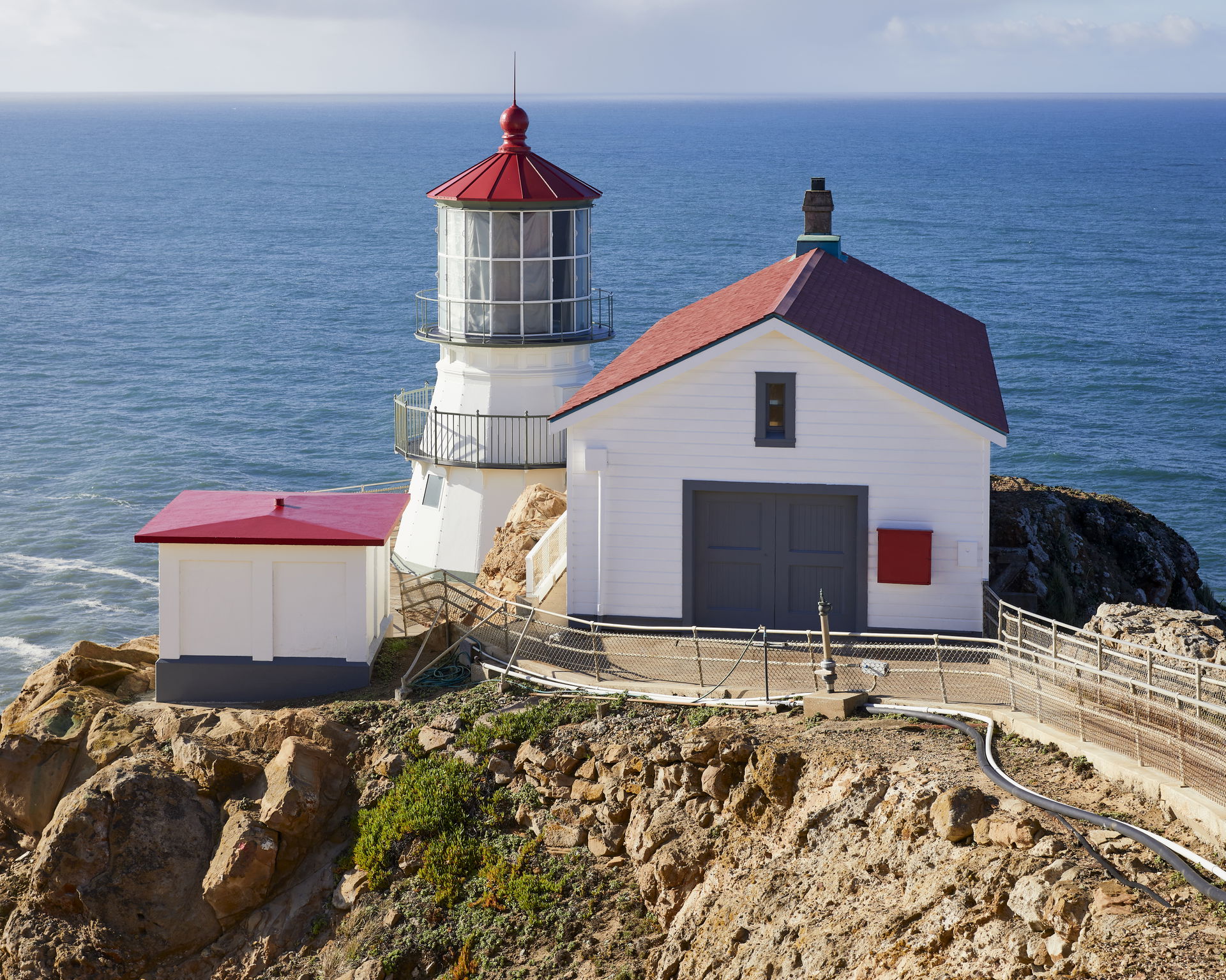 Point Reyes Lighthouse in the Gulf of the Farallones on Point R…