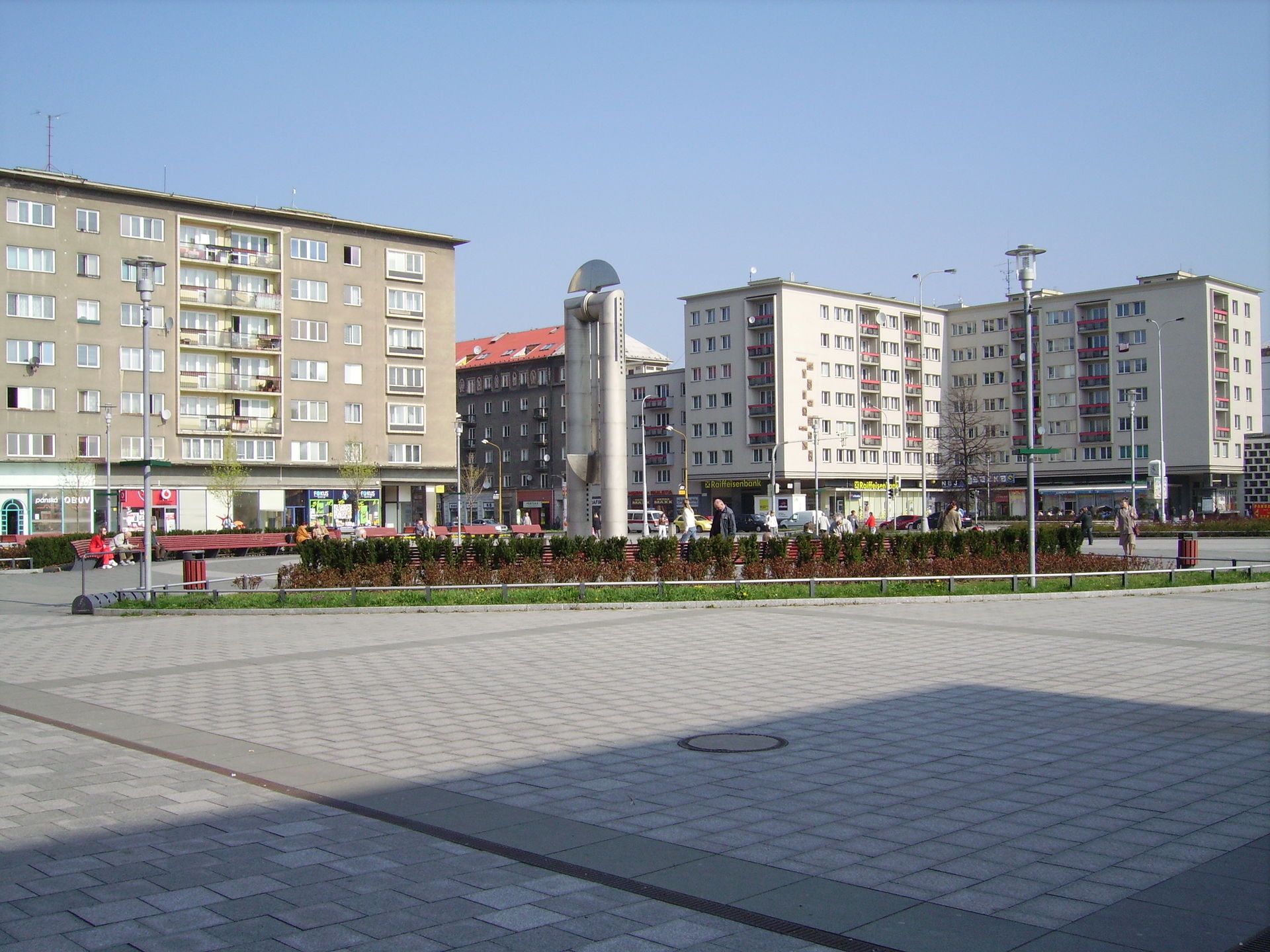 Square - Náměstí Republiky. Havířov, Karviná District, Moravian…