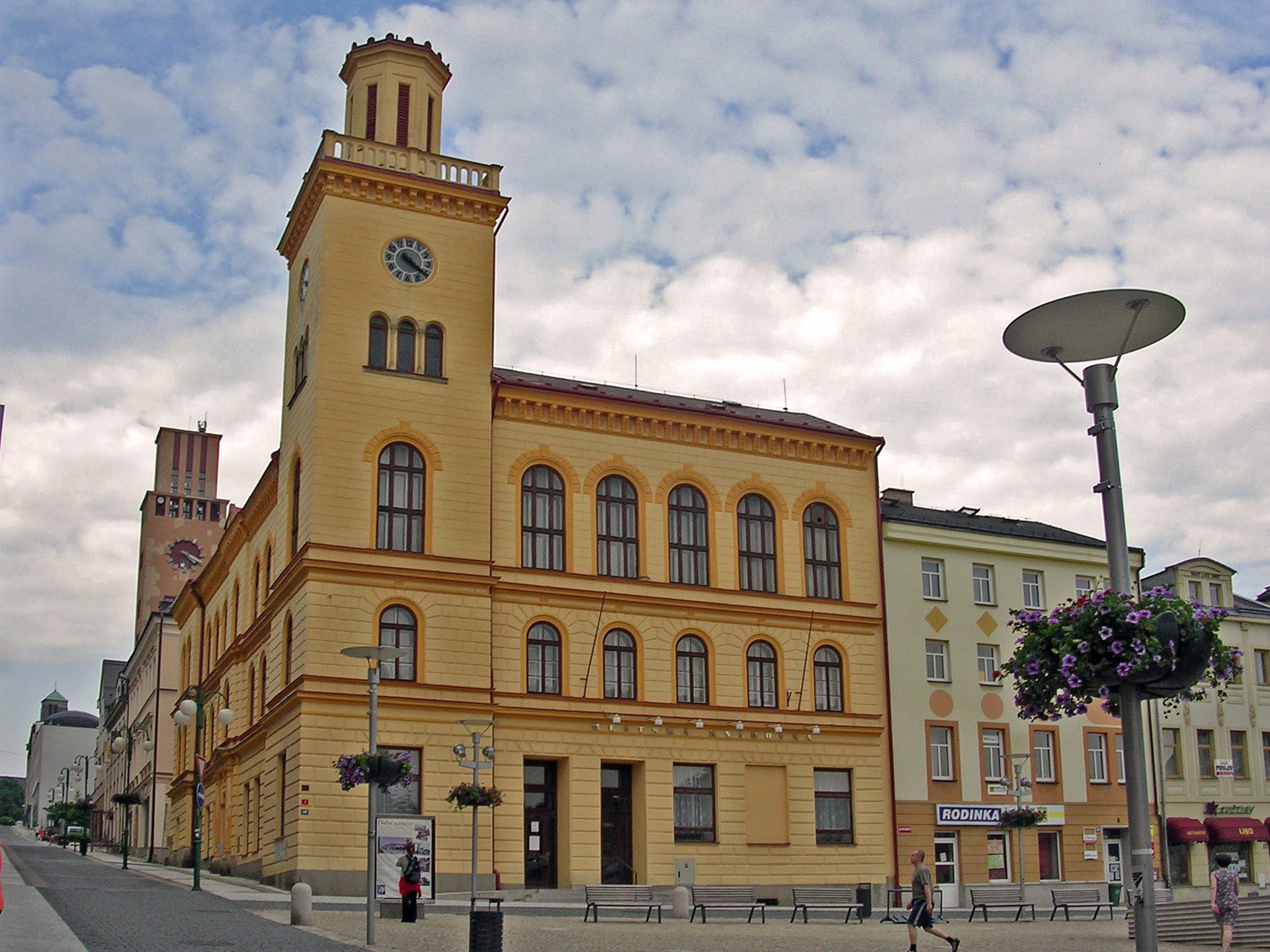 Jablonec nad Nisou. The Czech Republic. Town hall.