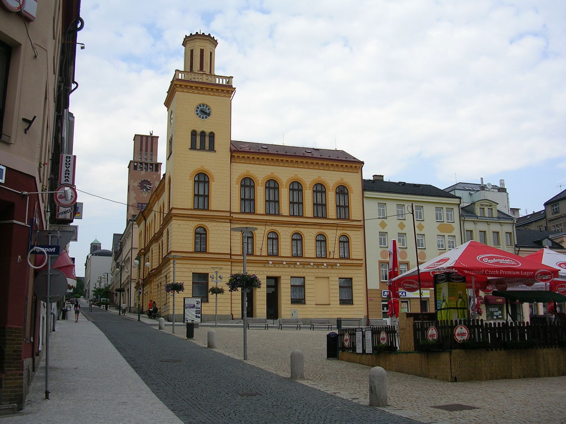 Jablonec nad Nisou. The Czech Republic. Town hall.