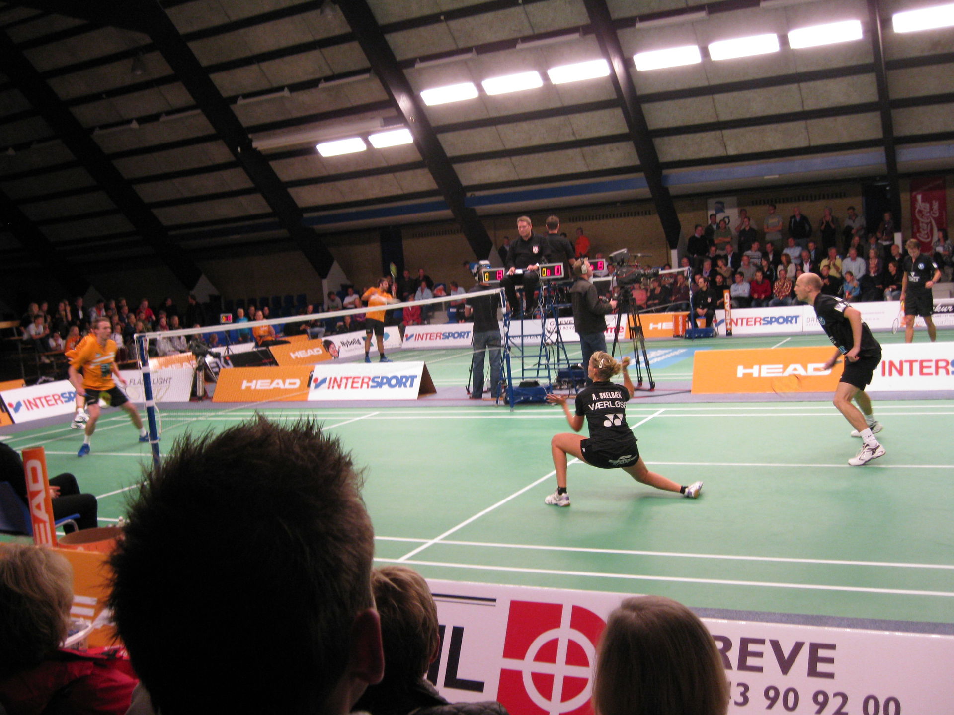 My first time watching a professional match! Greve and some oth…