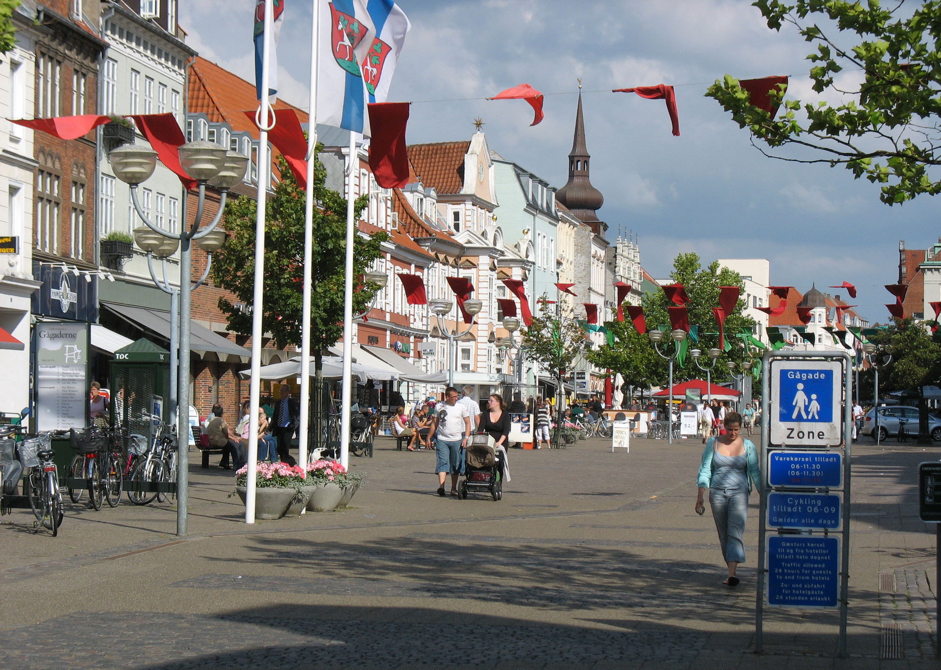 Søndergade, Horsens, Denmark - pedestrian zone