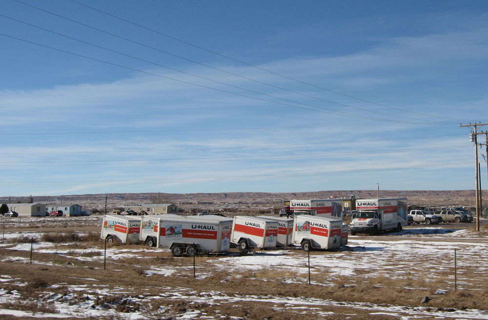 U-Haul drop off point in Chinle, AZ.