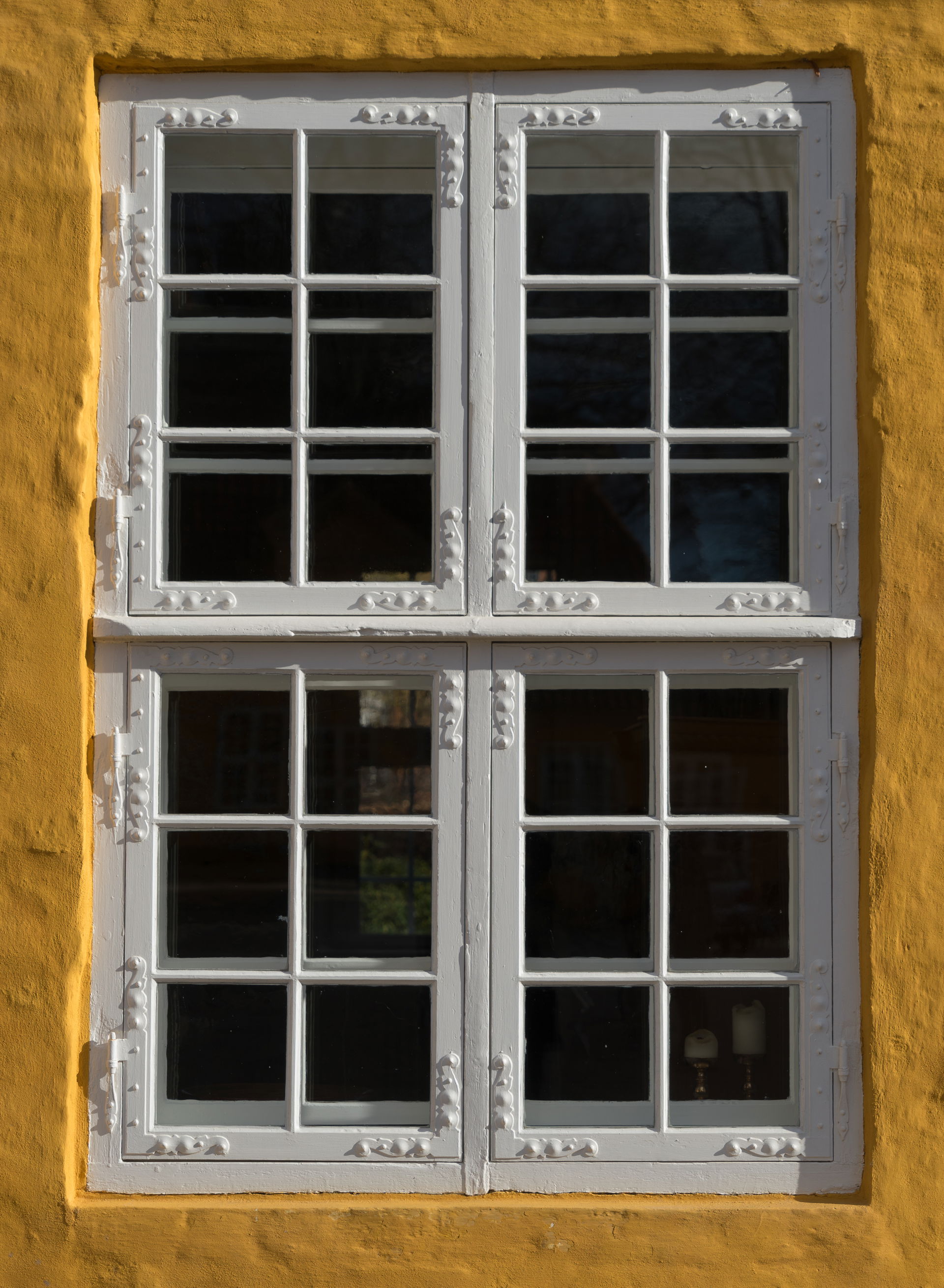 A window of a wing of the Roskilde Palace, Denmark.