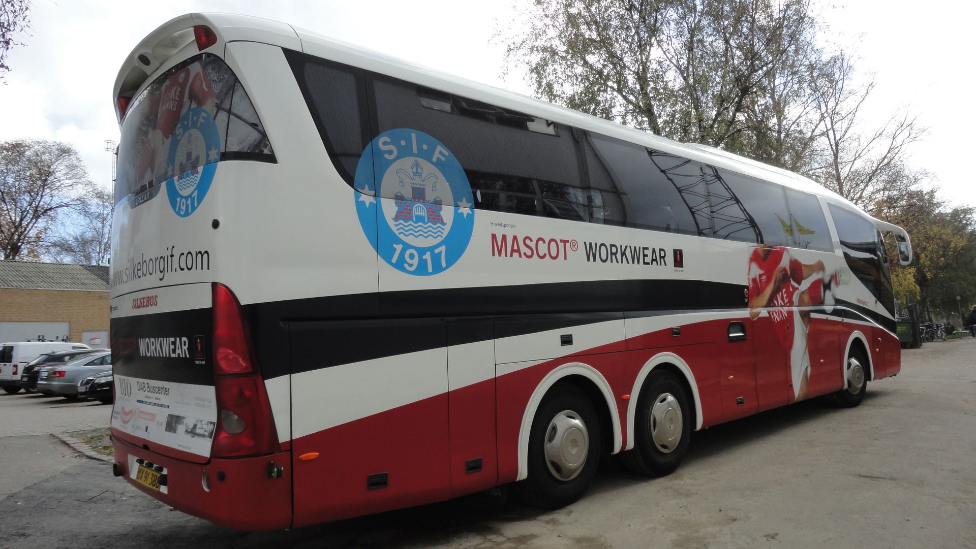 The team player's bus for the Danish association football club …