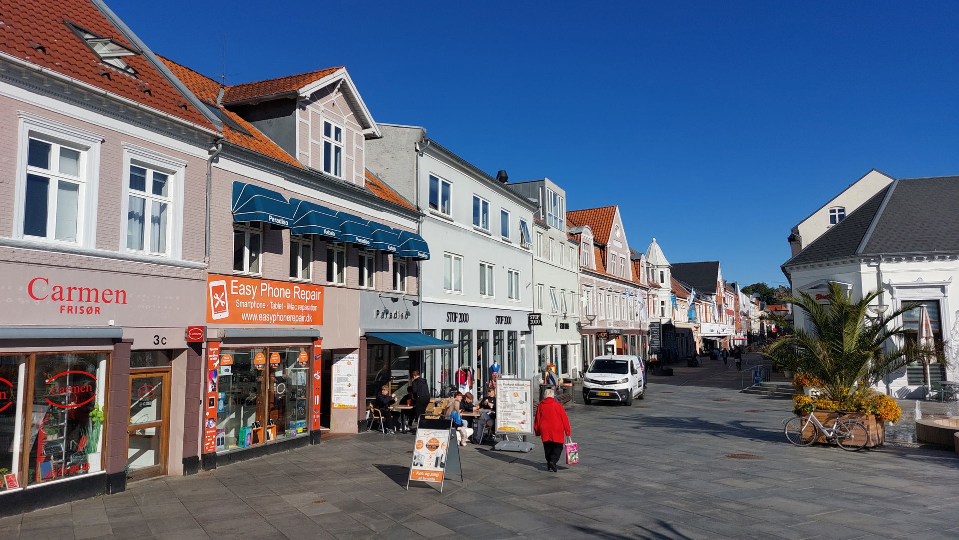 Vestergade set fra Nørretorv
