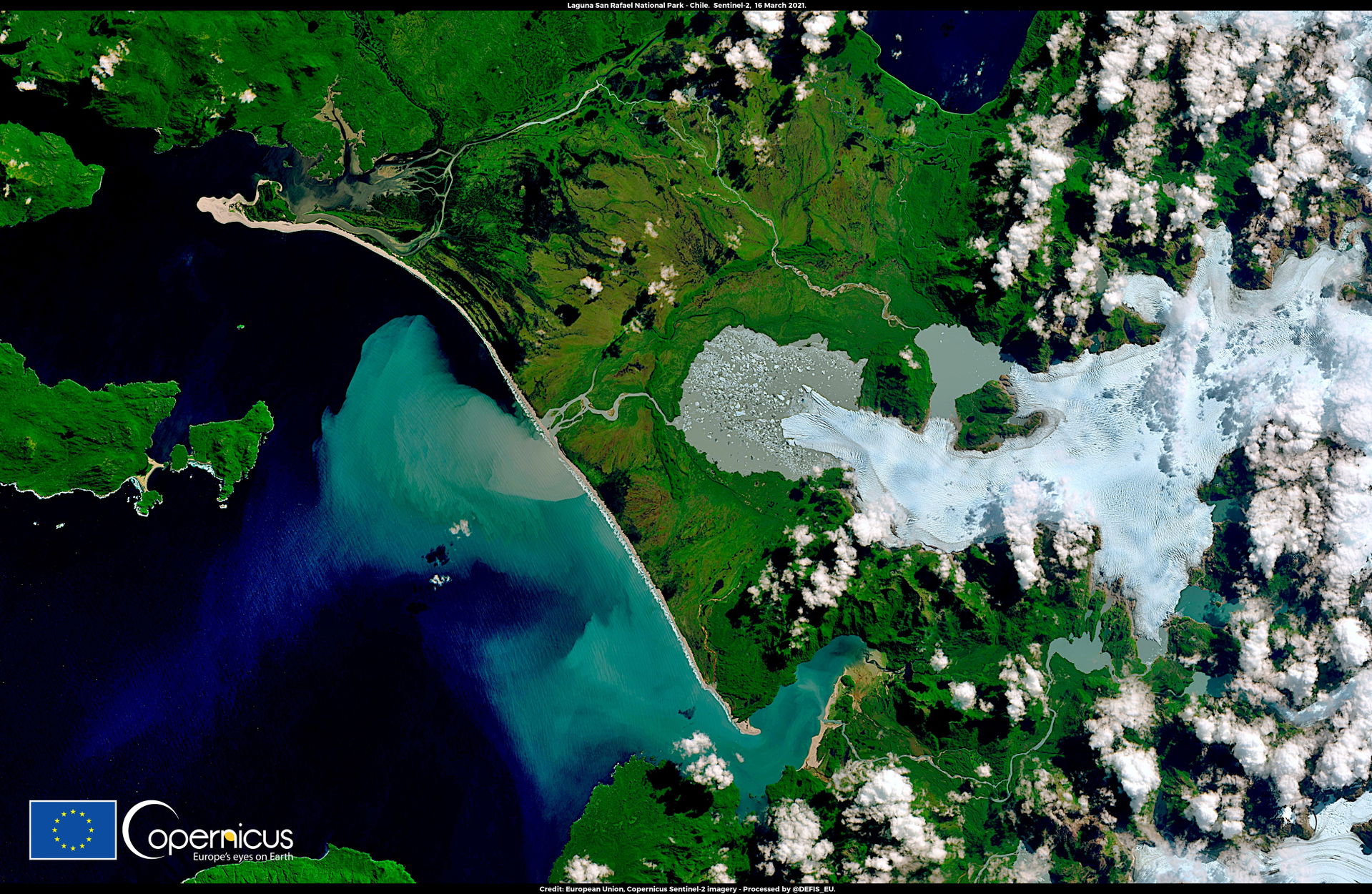 This image, acquired by one of the Copernicus Sentinel-2 satell…