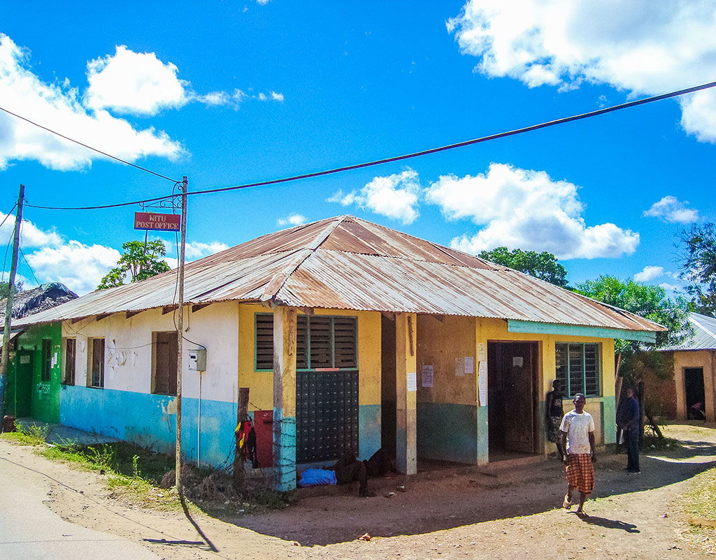 The Post Office at Witu, on the way to Lamu, which was once a G…
