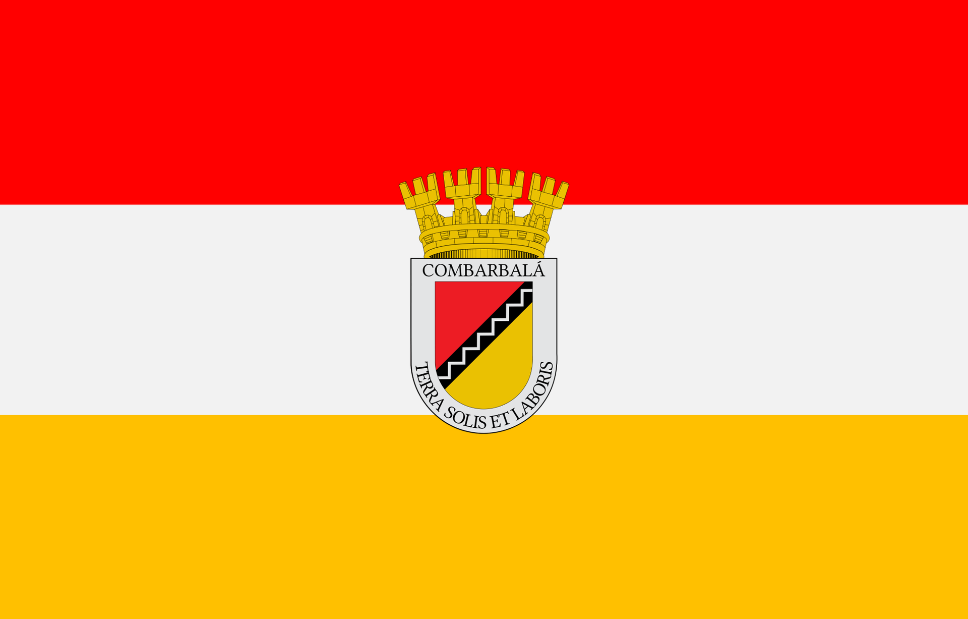Bandera de la comuna y ciudad de Combarbalá (Chile)