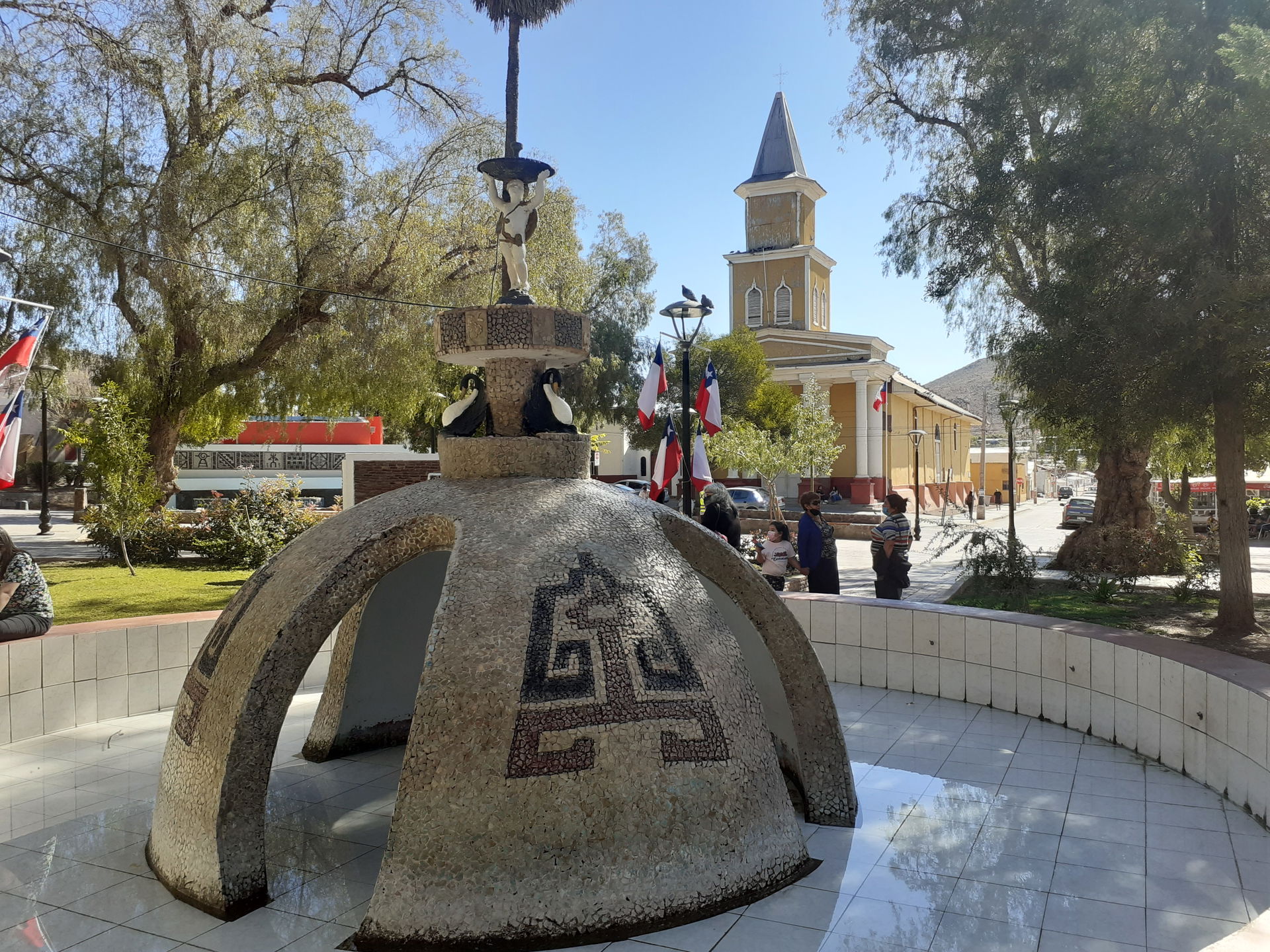 Plaza de Armas e Iglesia San Francisco de Borja, Combarbalá