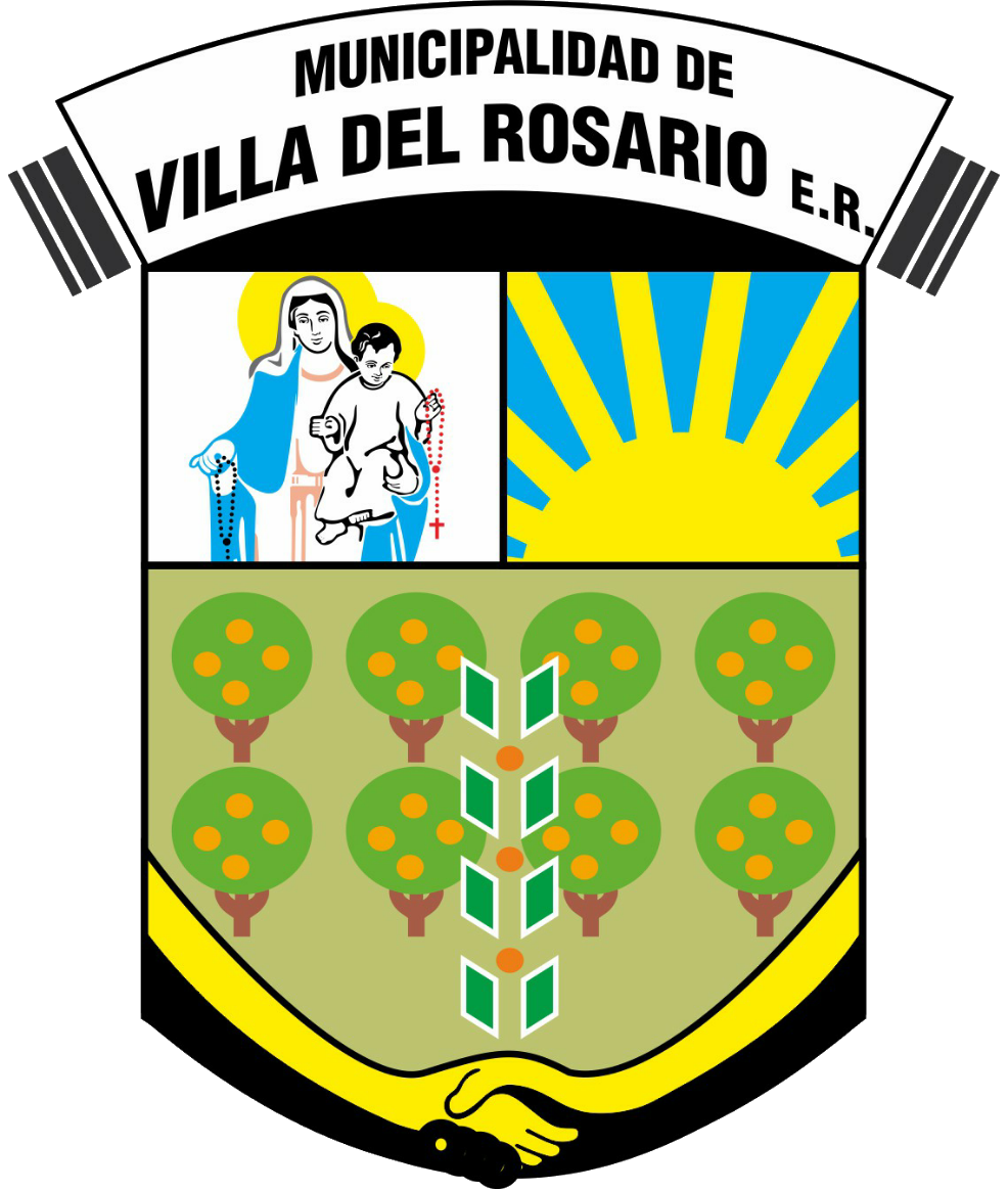 Escudo de Villa del Rosario, Entre Ríos, Argentina.