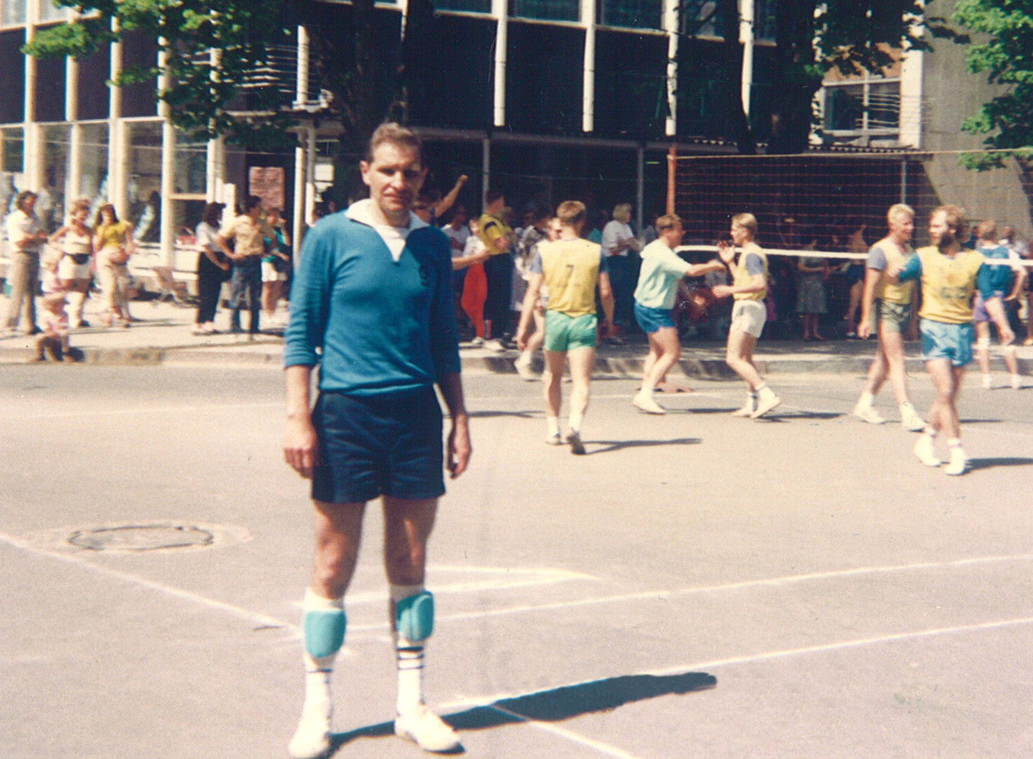 Andres Taimla at volleyball tournament at Paide central square …