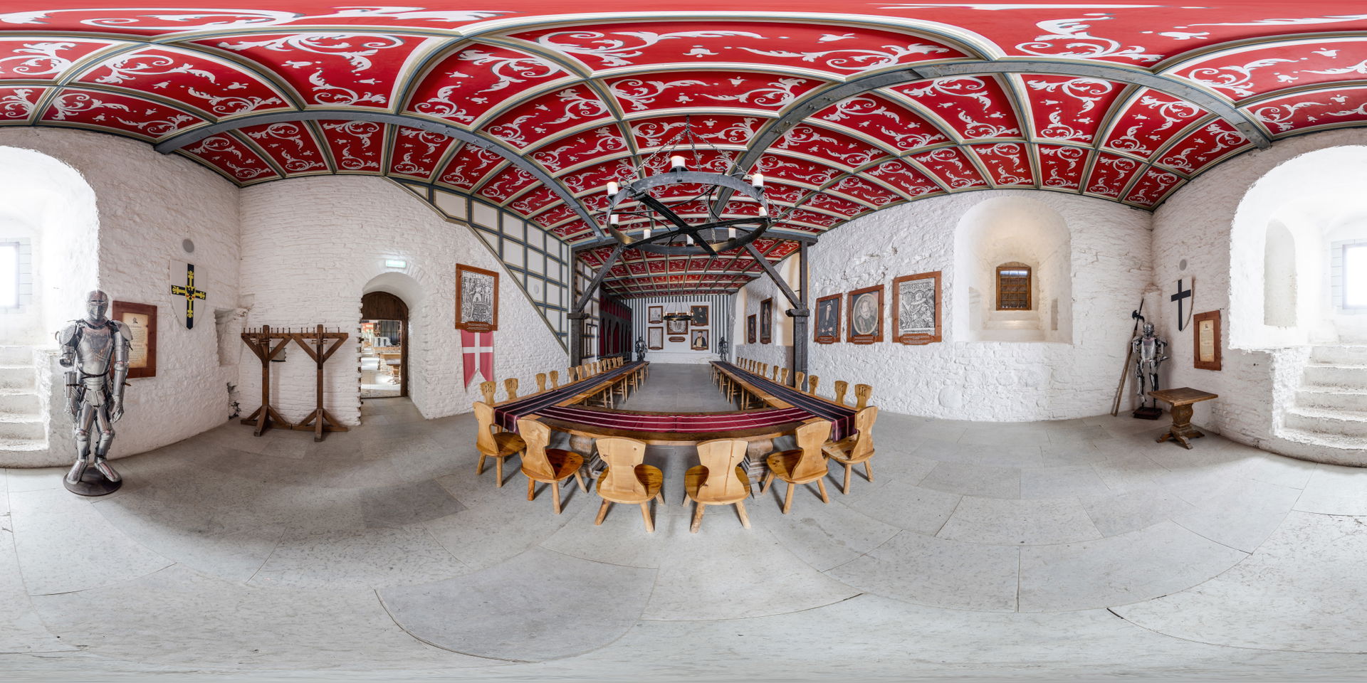 The refectory of Rakvere castle (Latin refectorium) in Estonia,…
