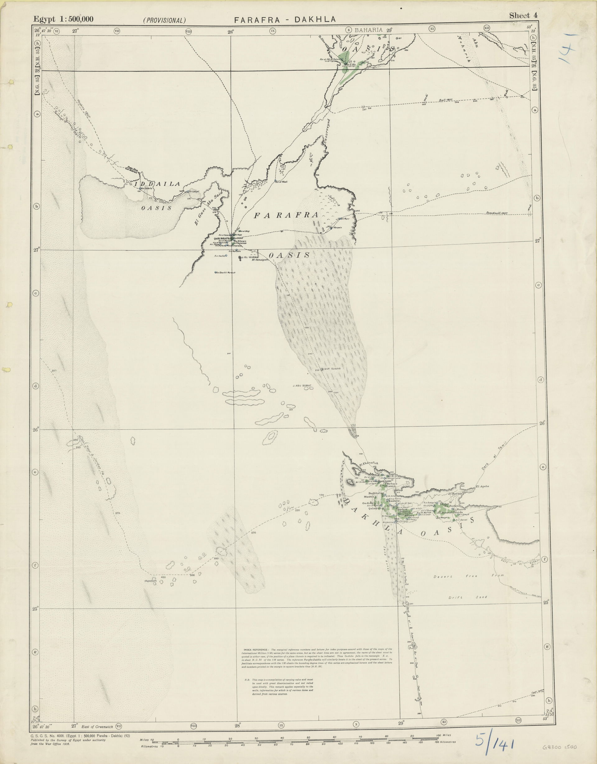 Egypt 1:500,000 / published by the Survey of Egypt under author…