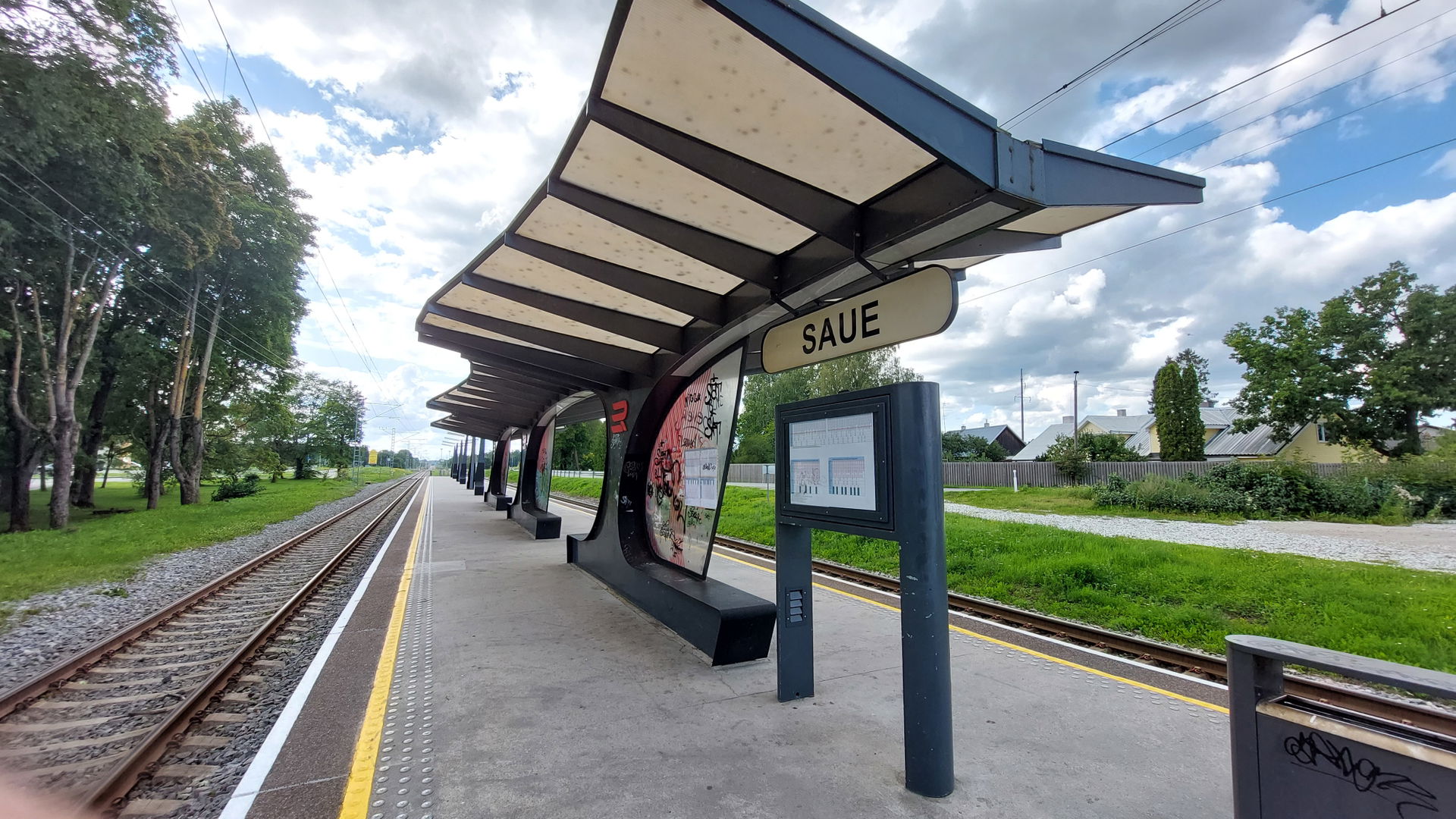 Saue railway station (Bahnhof in Estland)