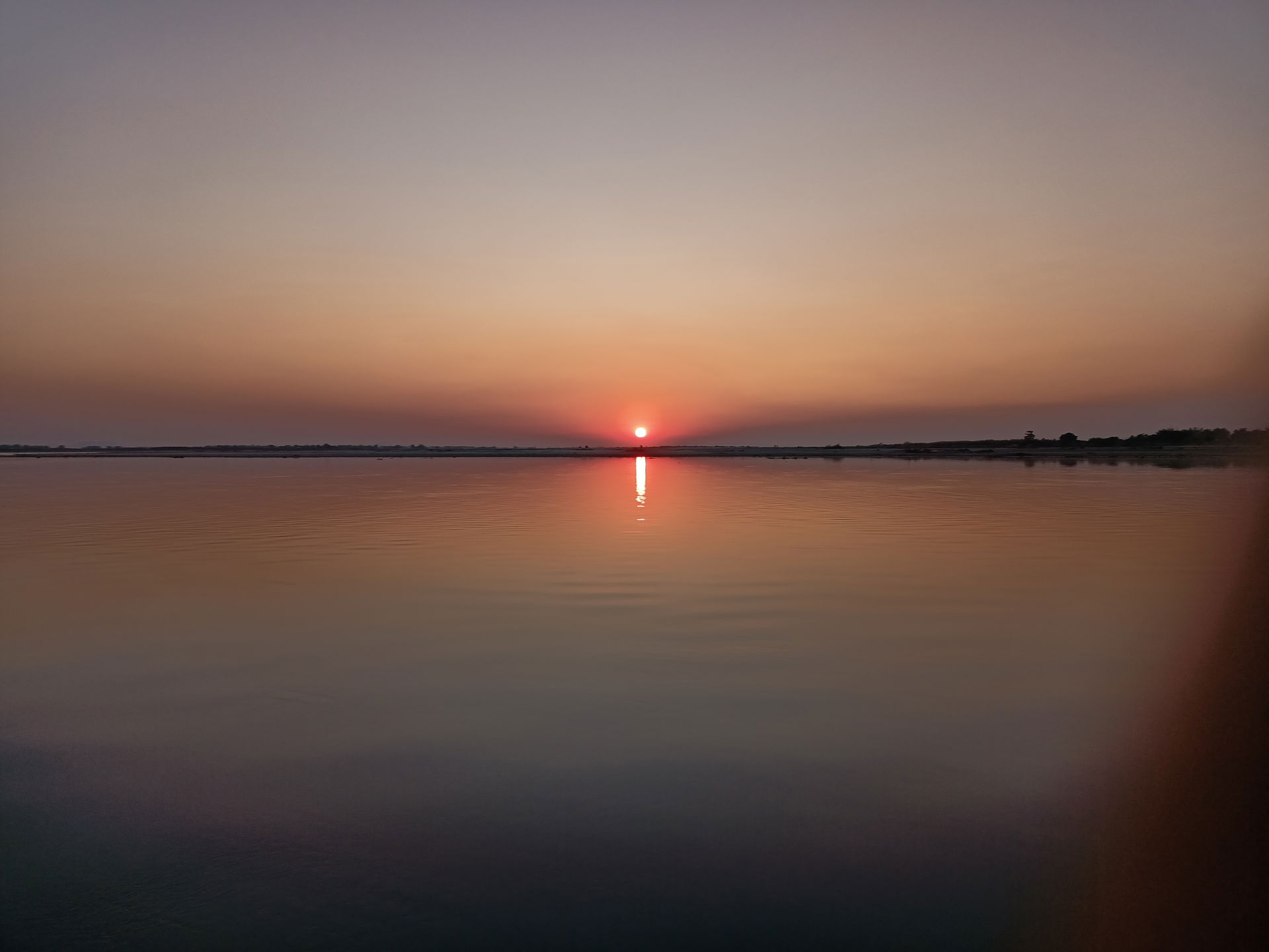 Sunset at Beki River