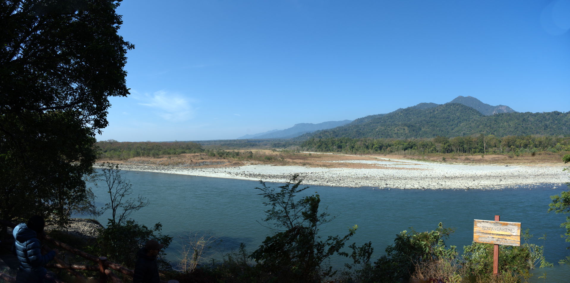 The Beki River which separates Indian side of the Manas Nationa…