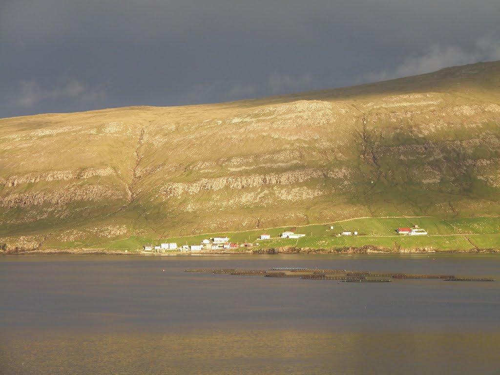 Akrar is a village in Suðuroy, Faroe Islands. The fjords near A…