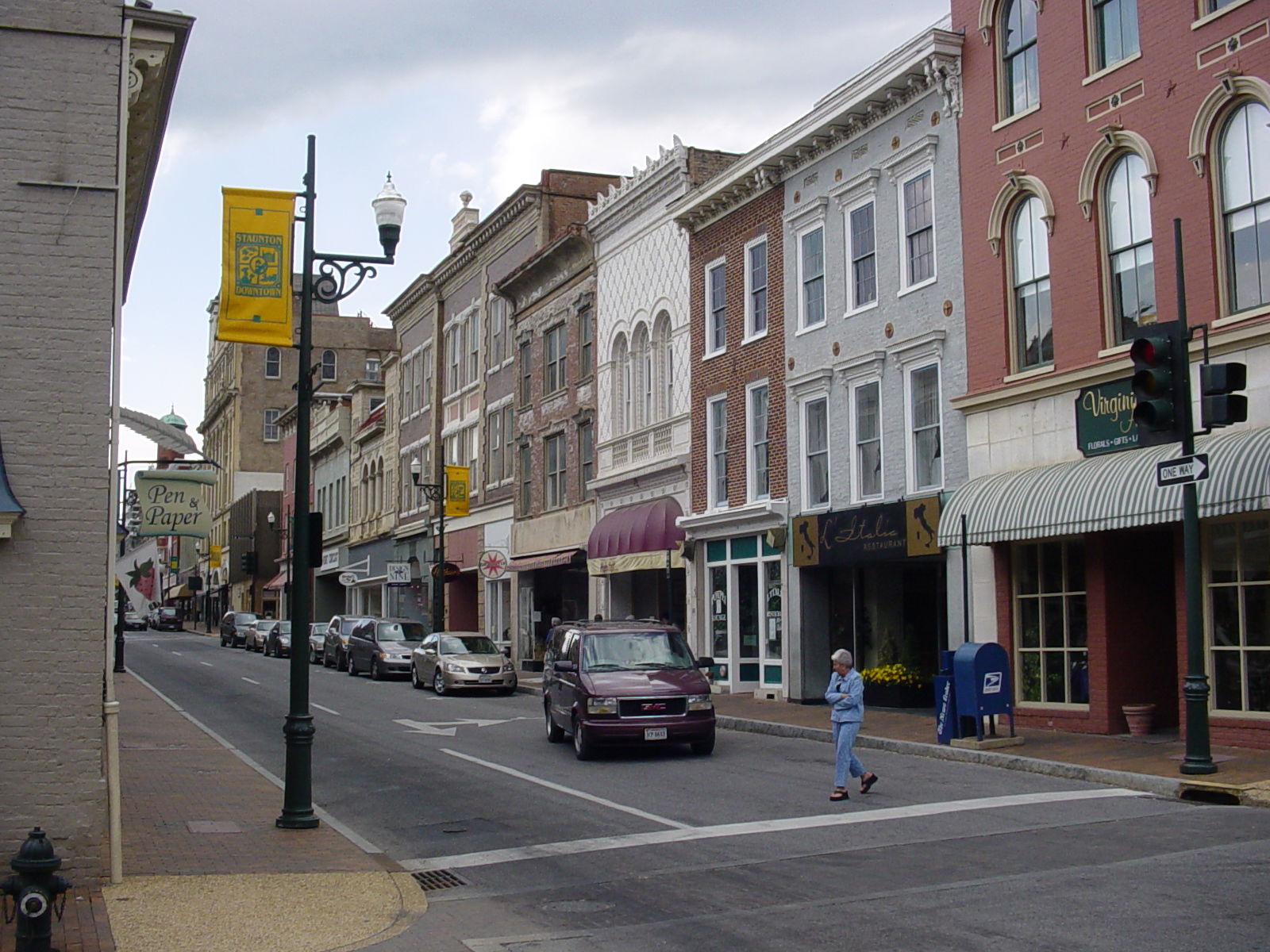 Downtown Staunton, VA, USA