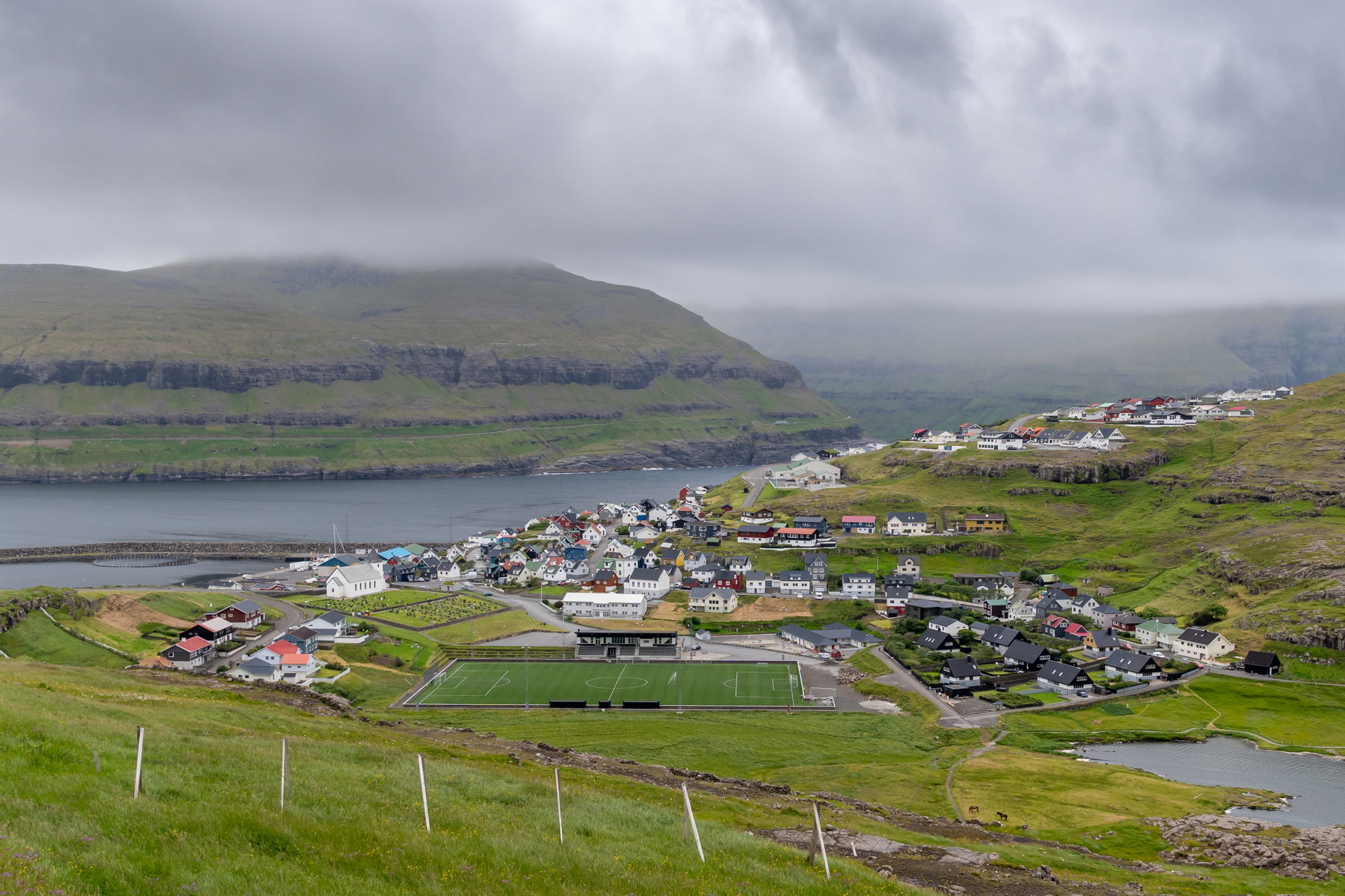 Village of Eiði, Eysturoy, Faroe Islands