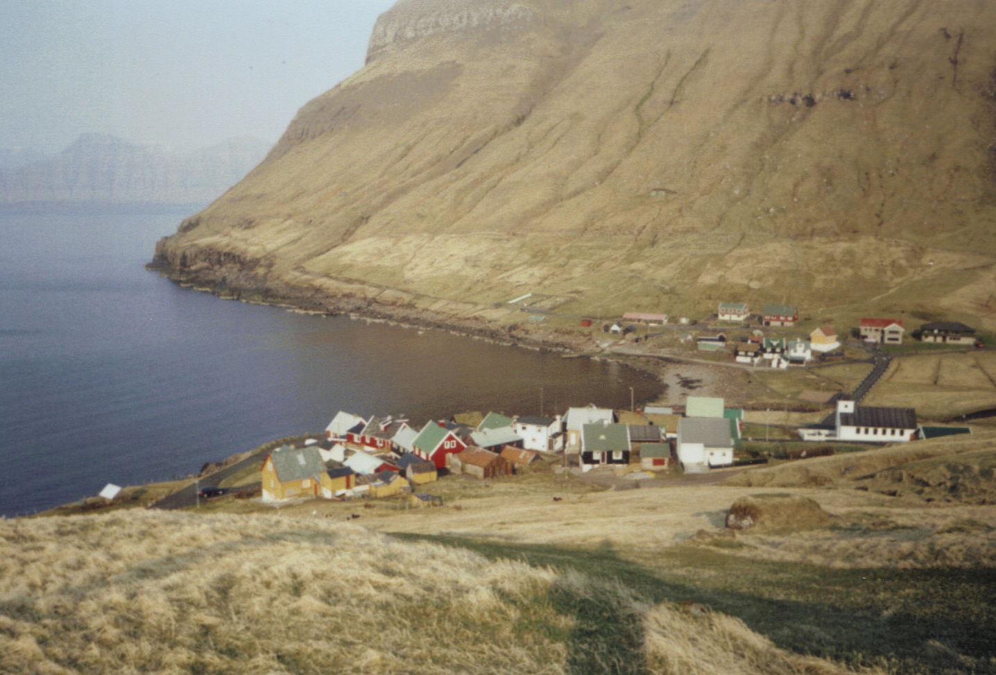General view of Elduvík, Eysturoy, Faroe Islands
