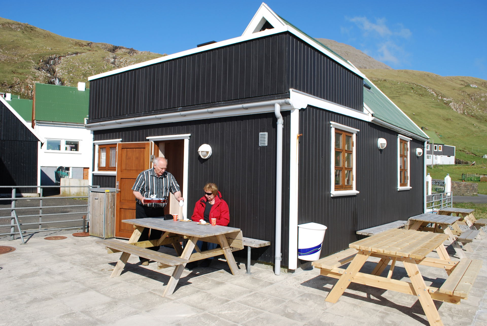 The old grocer´s store in Fámjin, Faroe Islands now café.