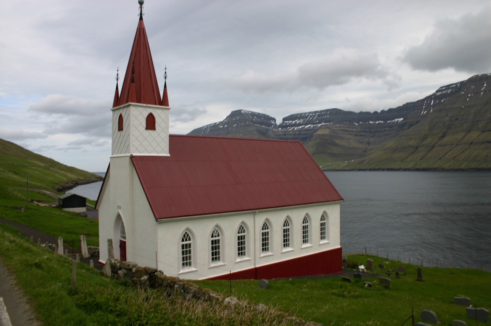 Church of Húsar, Kalsoy, Faroe Islands