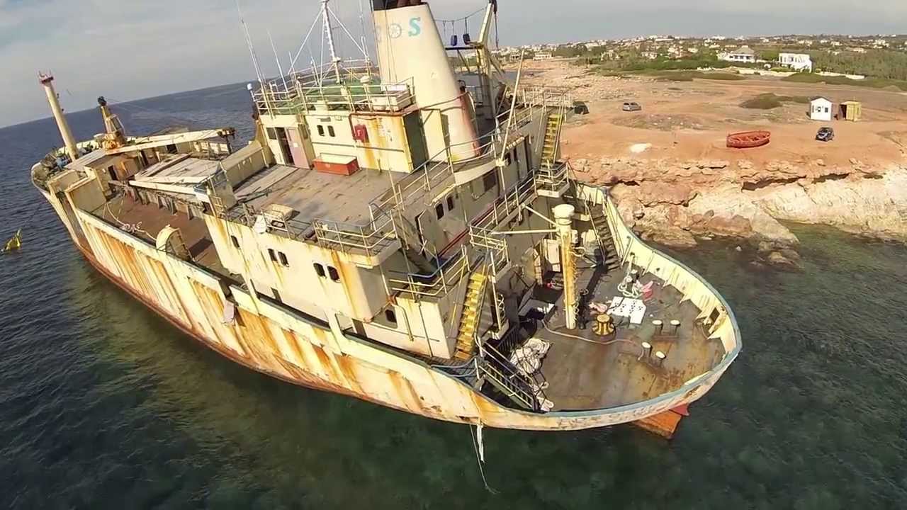M/V EDRO III resting off the rocks near the Sea Caves northwest…