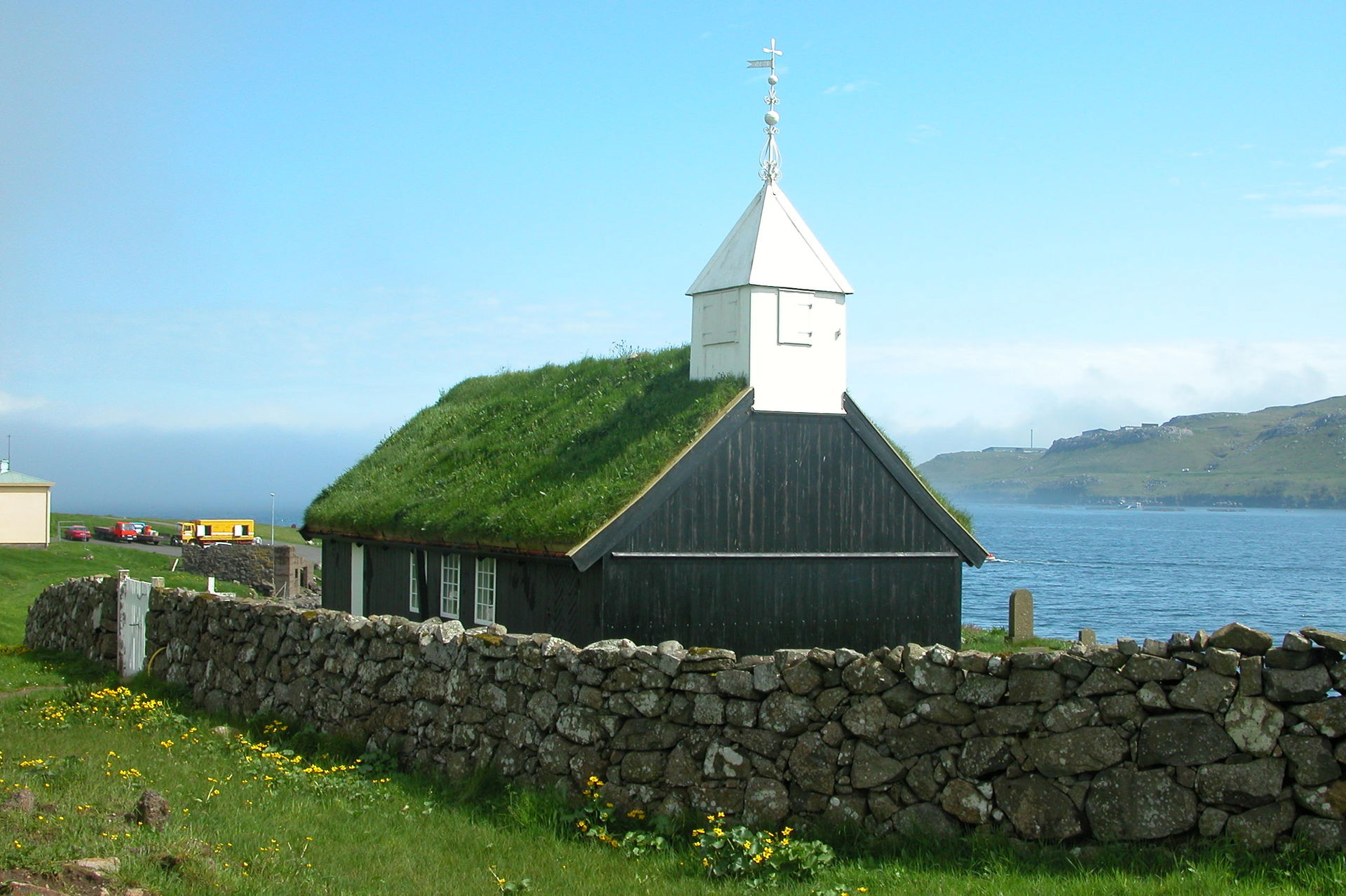 Church of Kaldbak on Streymoy, Faroe Islands
