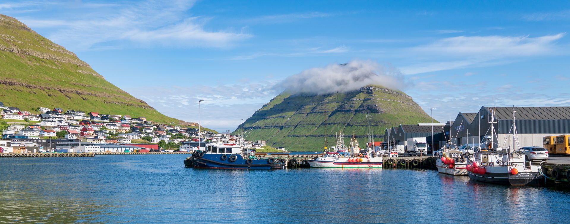 Klaksvík harbour, Faroe Islands