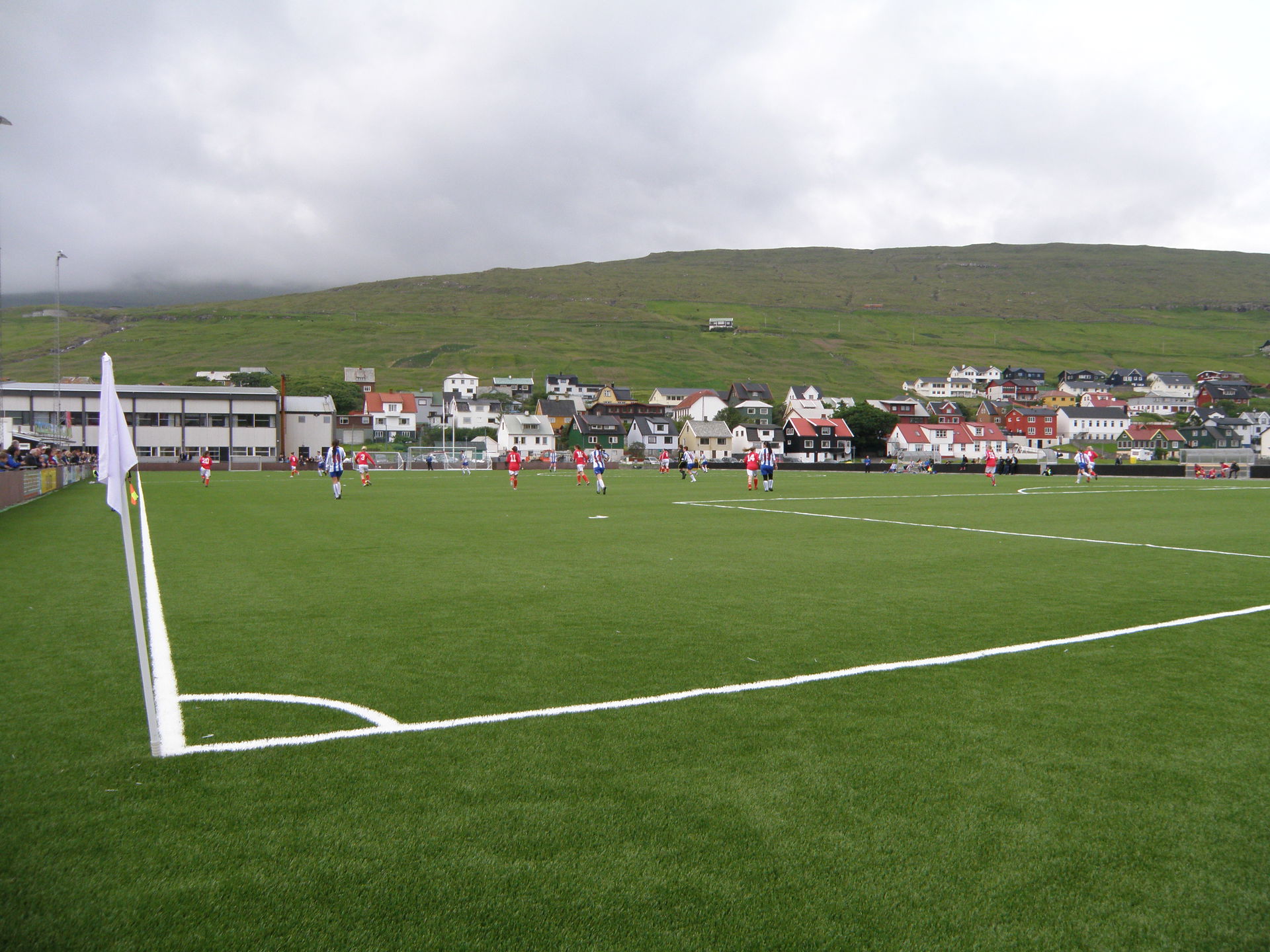This is the football field of MB Miðvágur. They no longer play …