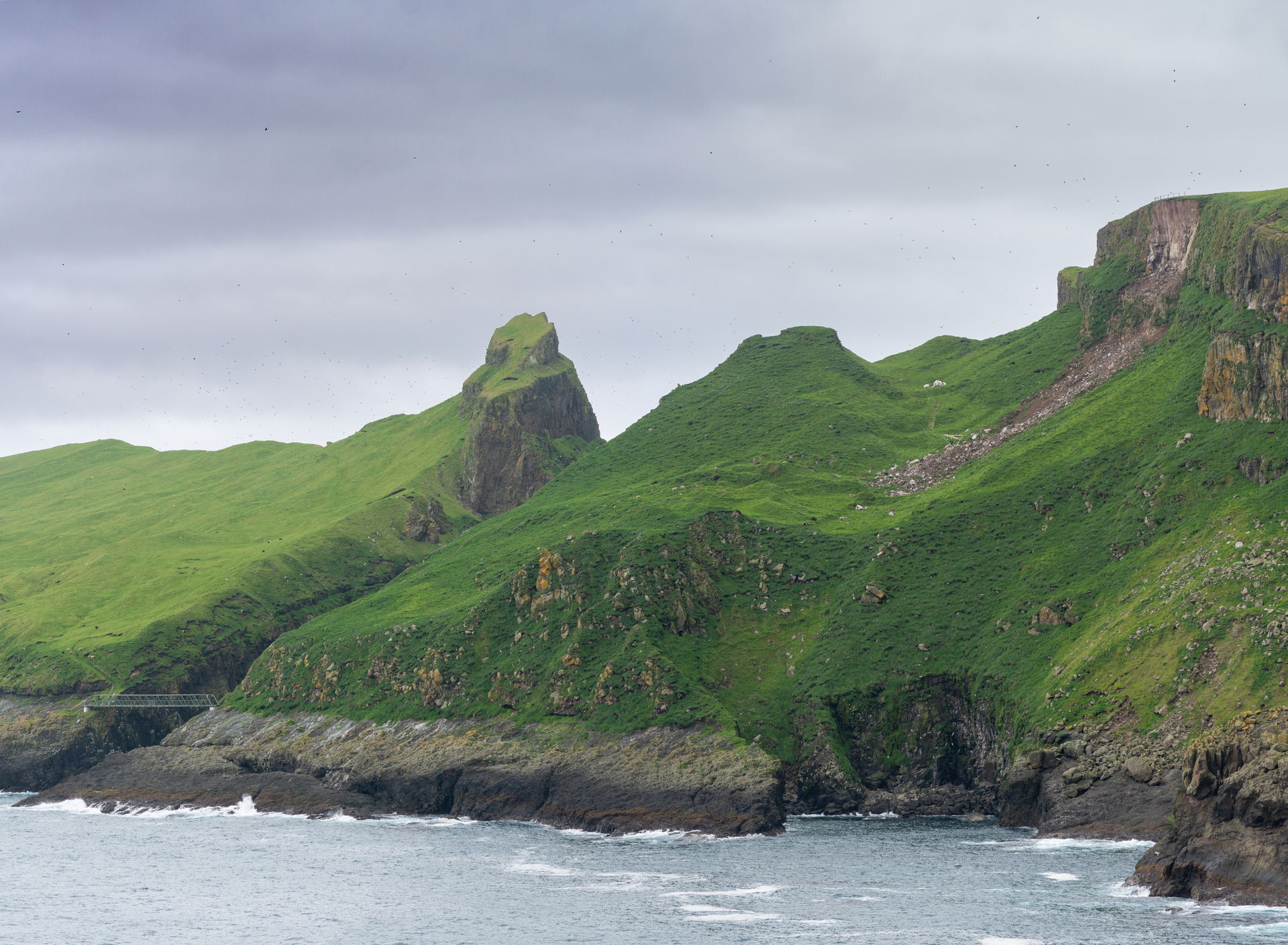 October 2021 landslide on the island of Mykines, Faroe Islands
