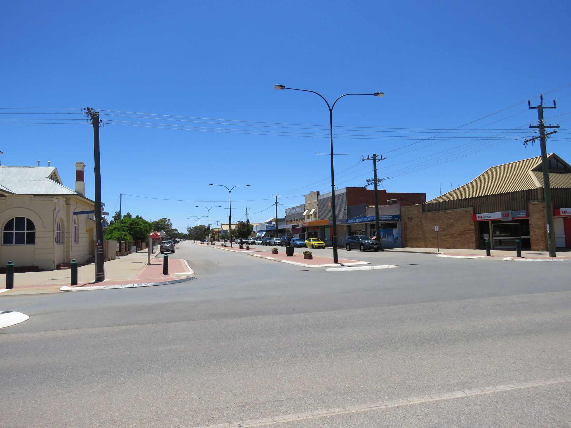 Bates Street, Merredin, Western Australia, seen from the southe…