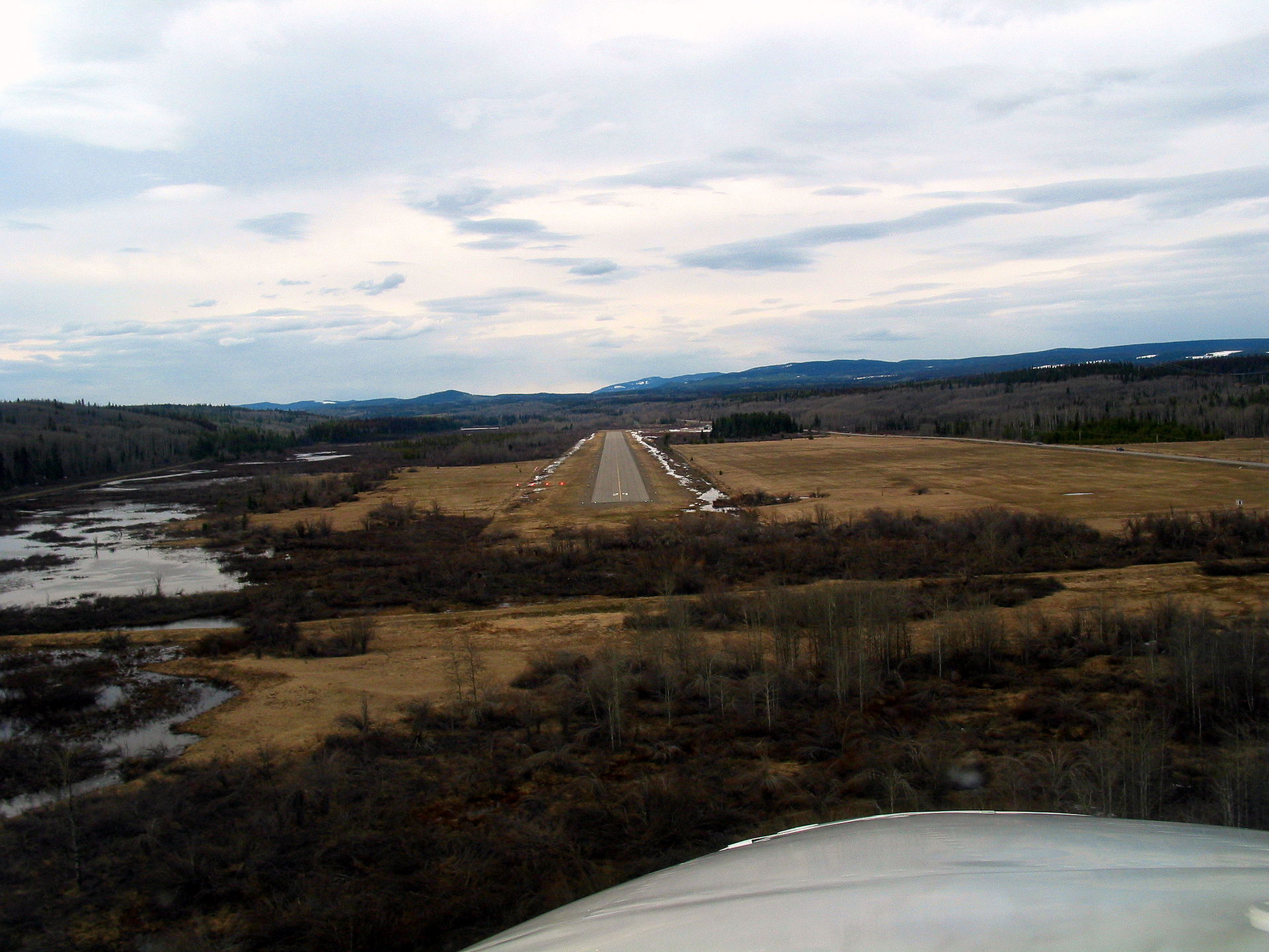 Landing in Burns Lake YPZ