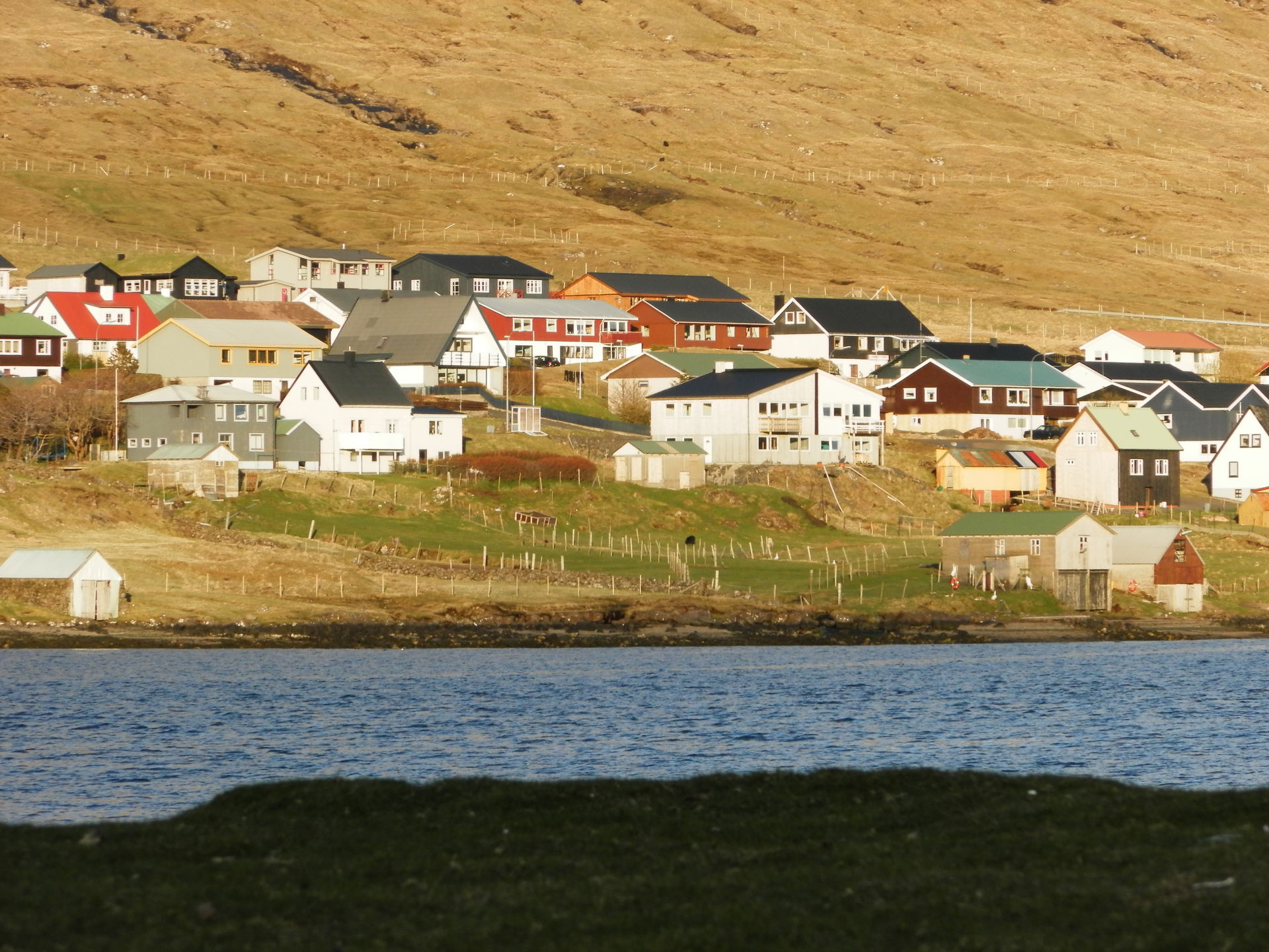 Norðskáli is a village on the west side of Eysturoy, Faroe Isla…