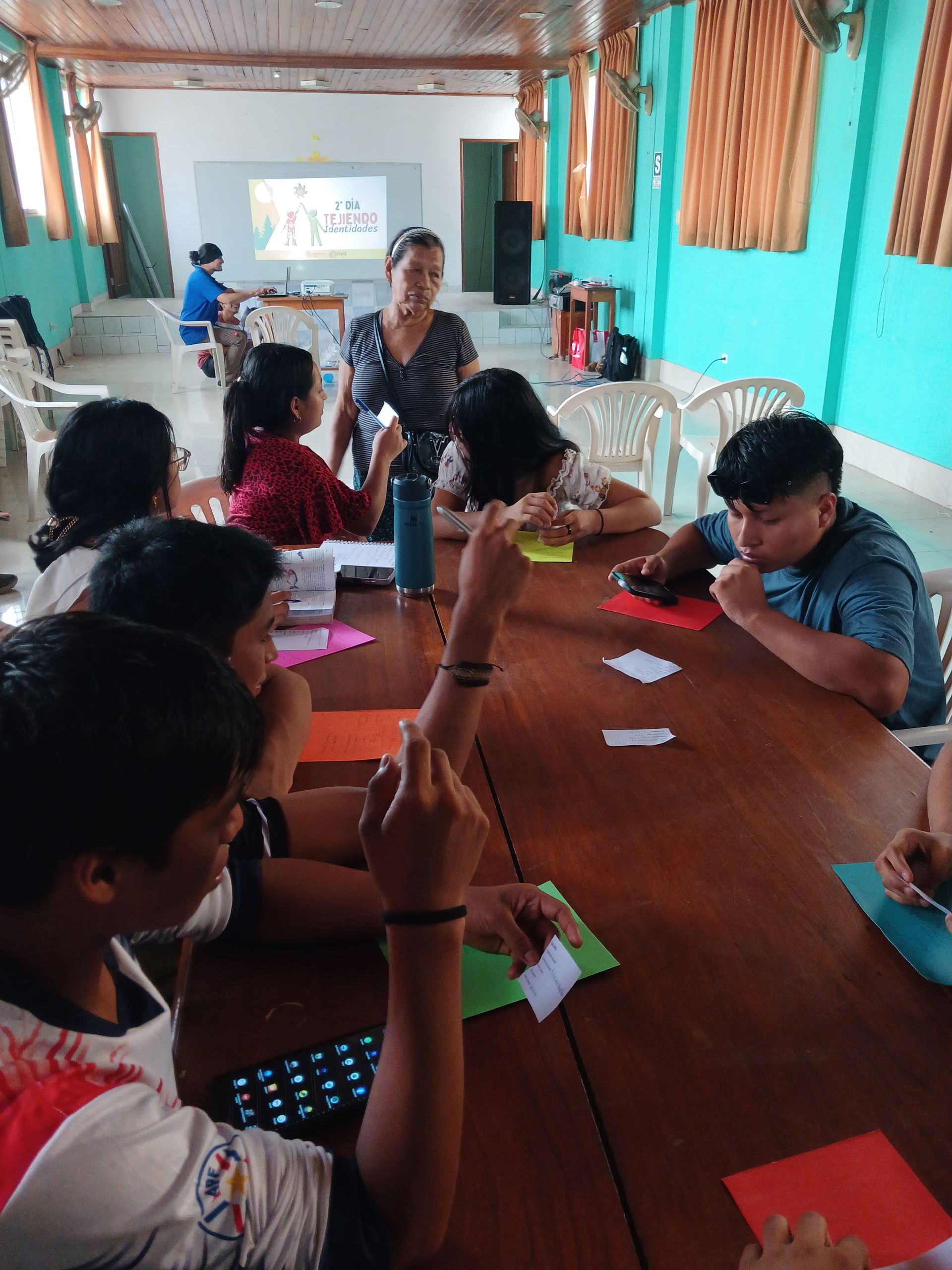Talleres del proyecto Tejiendo Identidades, llevados a cabo con…